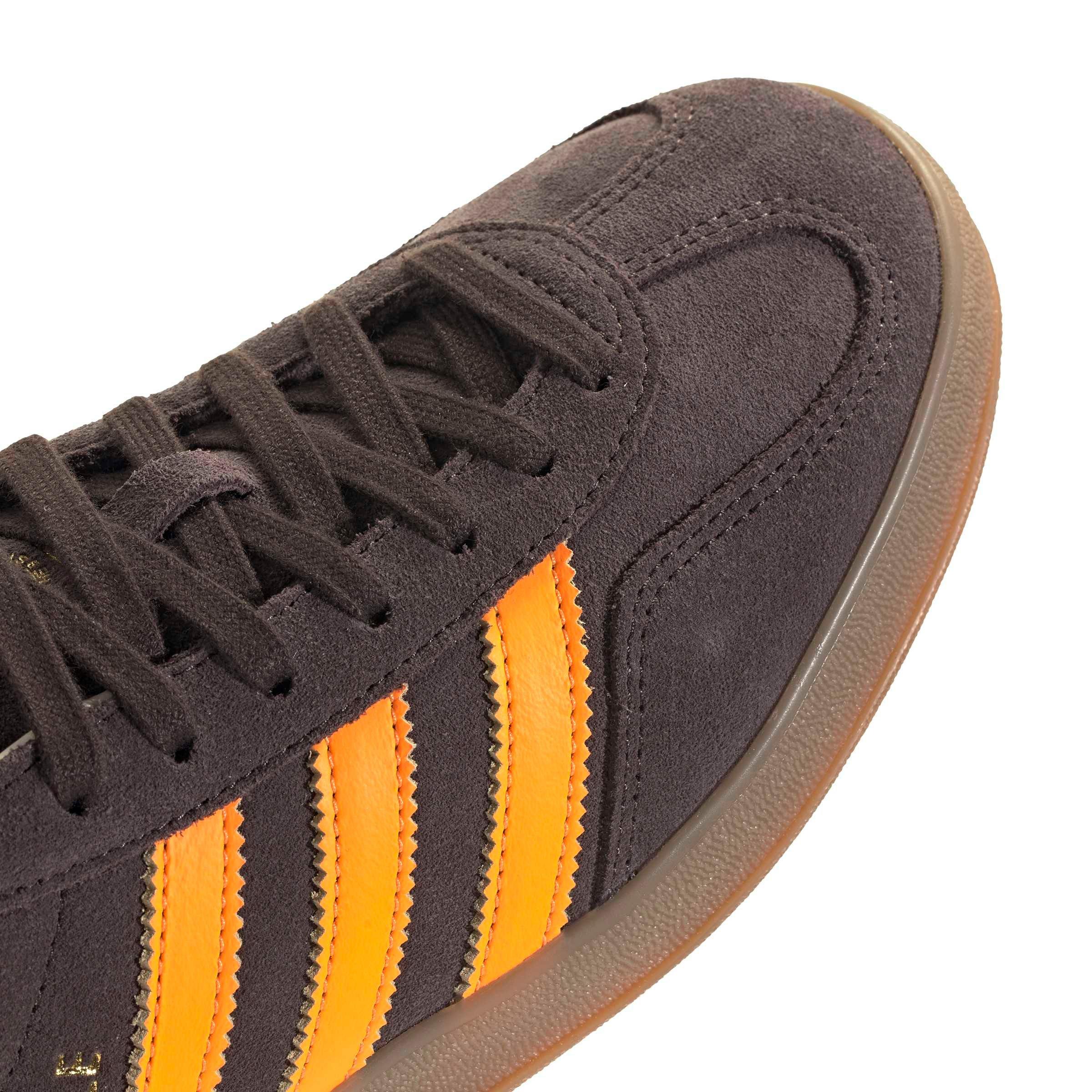 adidas Originals Gazelle Indoor "Brown/Lucid Tangerine/Wonder White" Men's Shoe - BROWN/TANGERINE/WHITE Thumbnail View 8