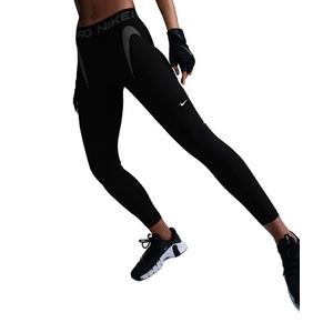 Nike Women's Pro Mid-Rise 7/8 Graphic Leggings - Black