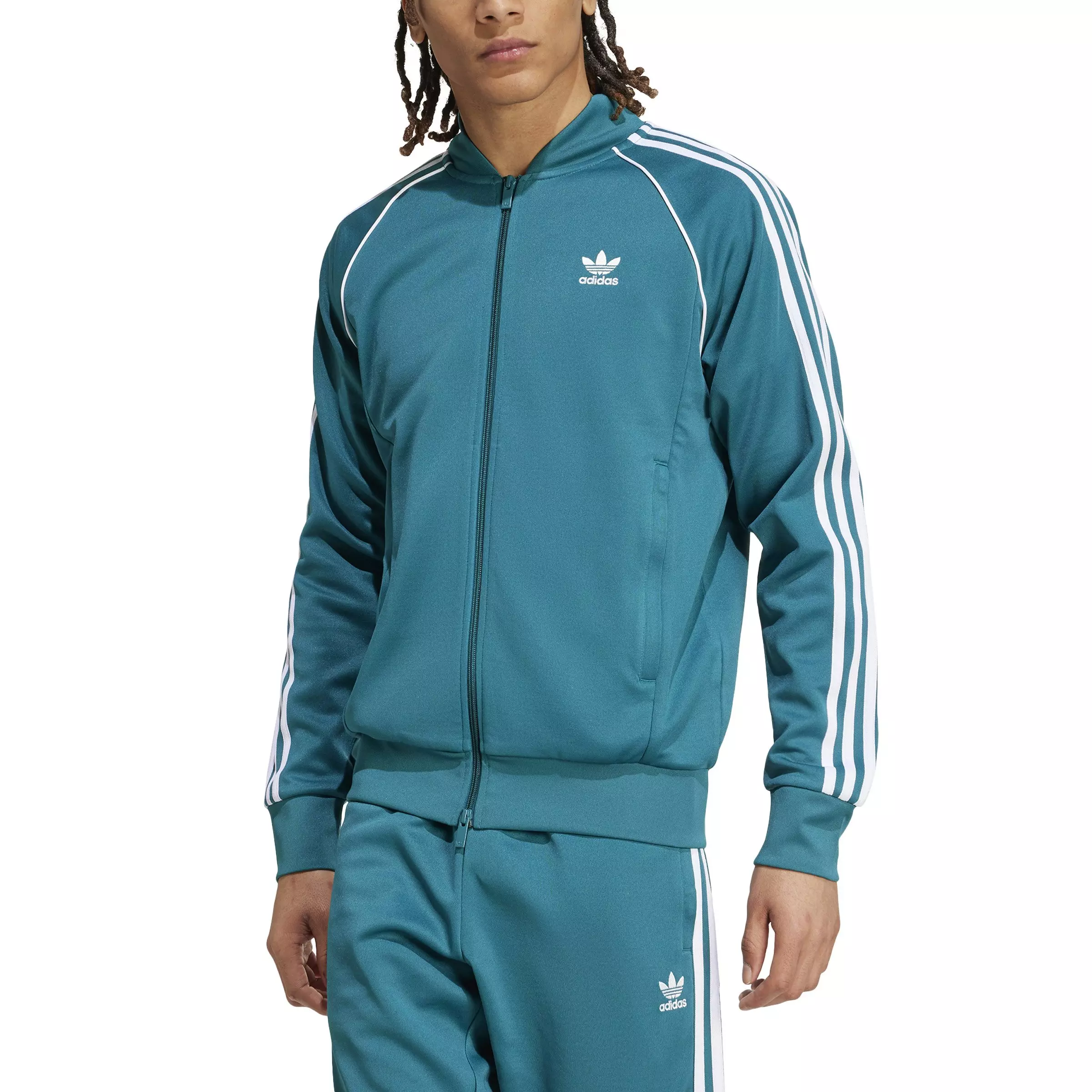 adidas Originals Men's Adicolor Classics SST Track Jacket - Teal - TEAL