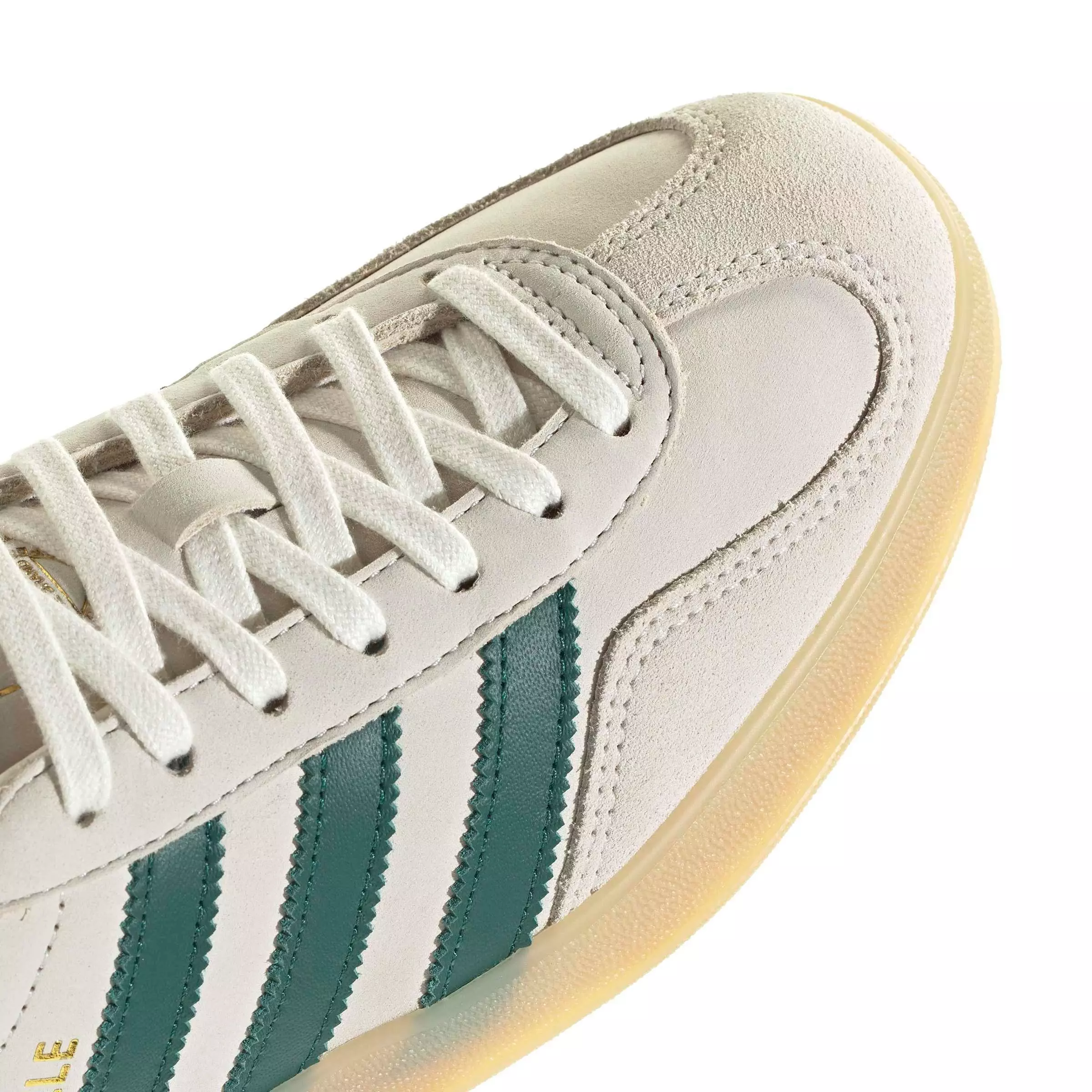 adidas Originals Gazelle Indoor "Cream White/Collegiate Green/Gum 3" Men's Shoe - CREAM/GREEN/GUM