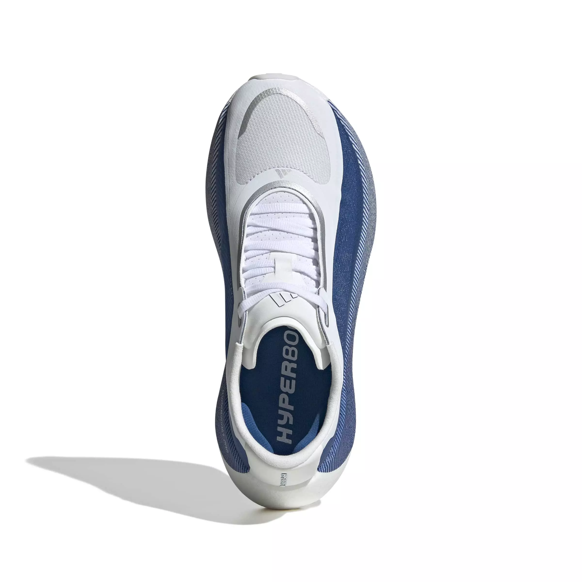 adidas Hyperboost Edge "Ftwr White/Eqt Blue/Zero Metallic" Women's Running Shoe - WHITE/BLUE/ZERO