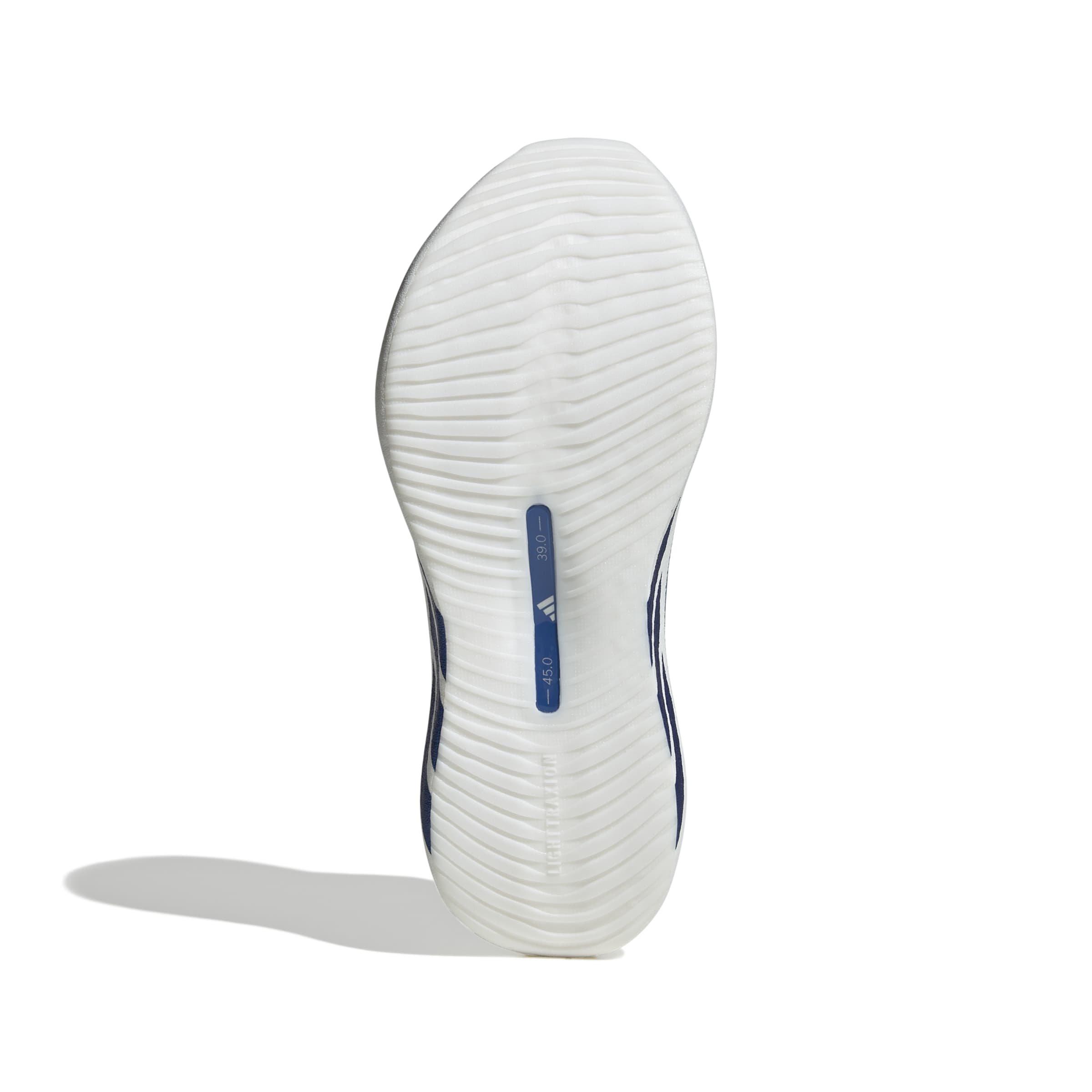 adidas Hyperboost Edge "Ftwr White/Eqt Blue/Zero Metallic" Women's Running Shoe - WHITE/BLUE/ZERO