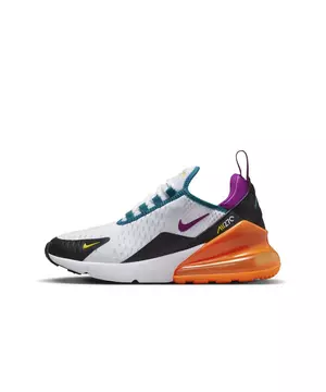 Nike Air Max 270 White/Lilac/Safety Orange Women's Shoe