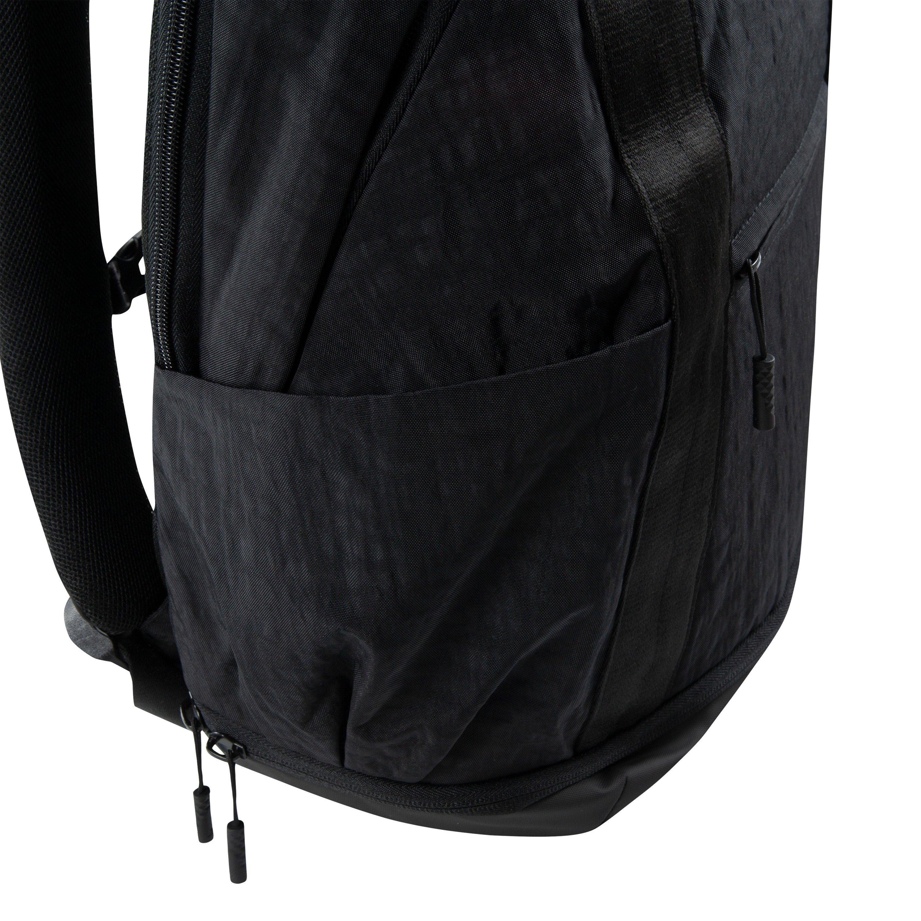 nike alpha adapt rise backpack inside Academy Team resistant bottom protects against wet surfaces Jordan Alpha Backpack - Black