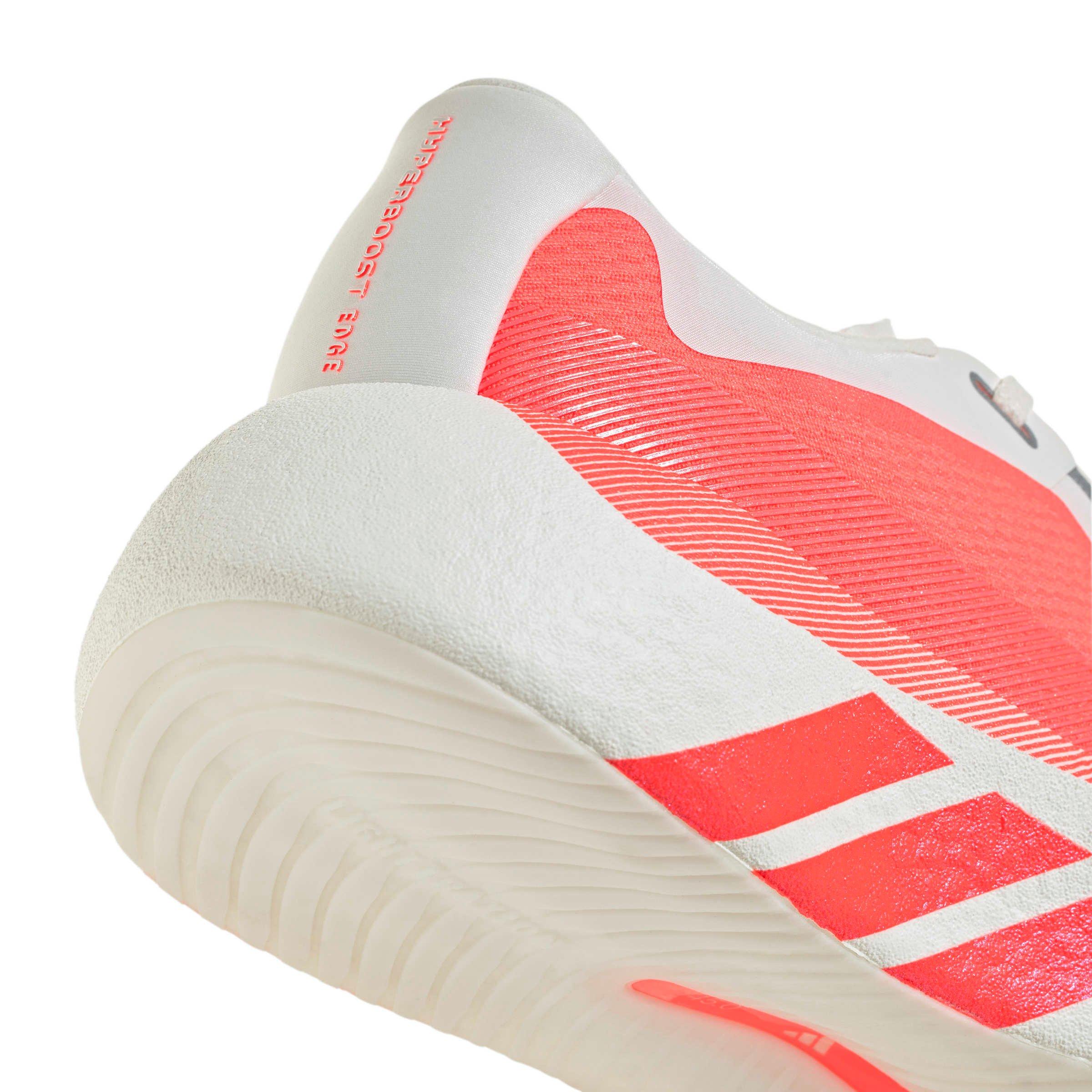 adidas Hyperboost Edge "Hyper White/Solar Turbo/Solar Turbo" Women's Running Shoe - WHITE/TURBO/TURBO