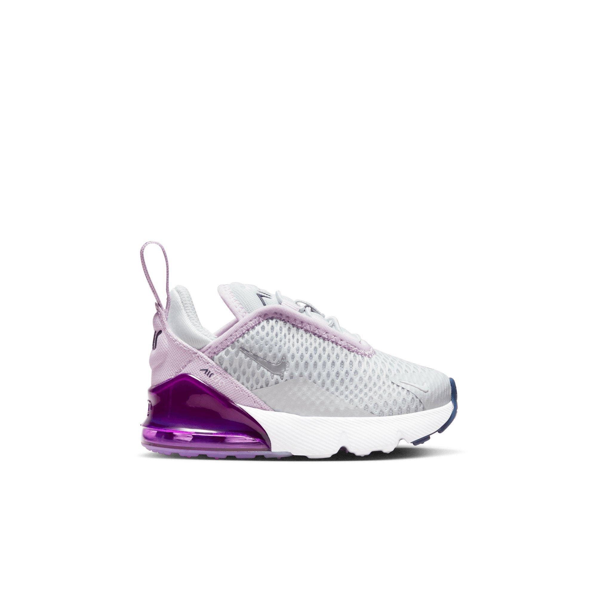 Nike Air Max 270 "Pure Platinum/Metallic Silver" Infant Girls' Shoe - PLATINUM/SILVER Thumbnail View 1