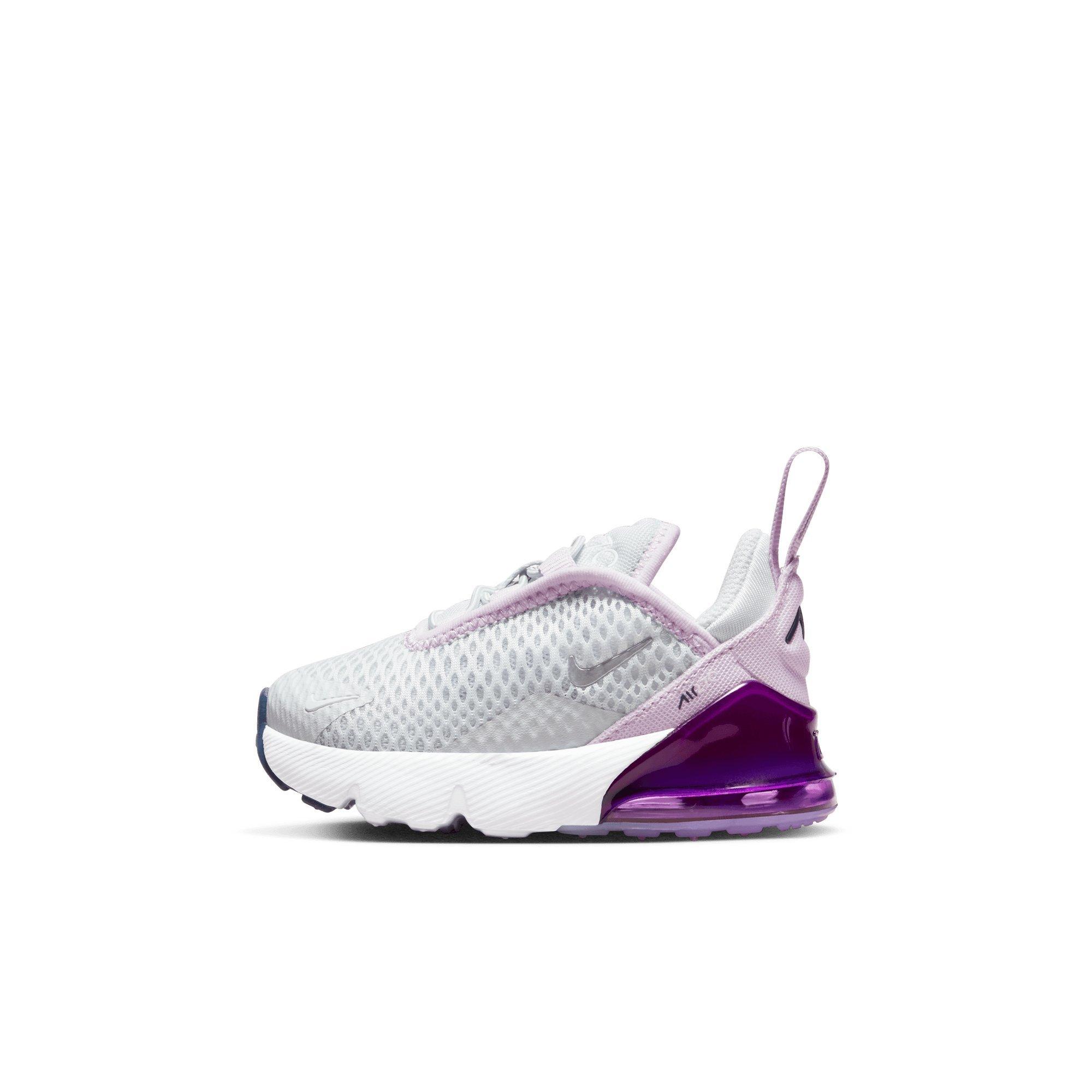 Nike Air Max 270 "Pure Platinum/Metallic Silver" Infant Girls' Shoe - PLATINUM/SILVER Thumbnail View 2