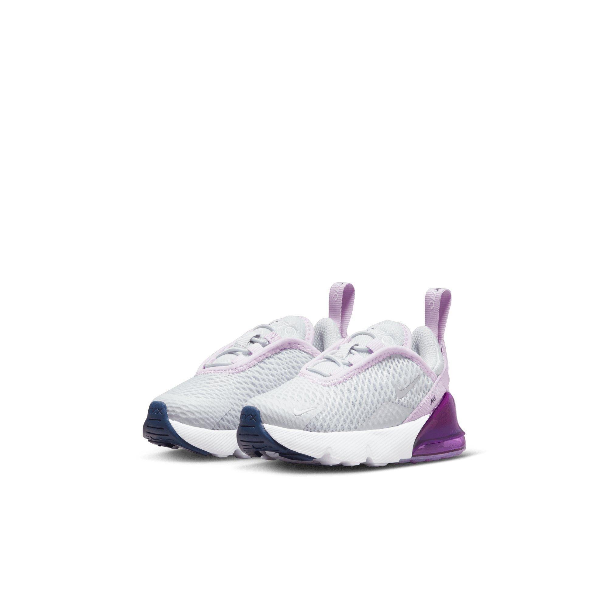Nike Air Max 270 "Pure Platinum/Metallic Silver" Infant Girls' Shoe - PLATINUM/SILVER Thumbnail View 3