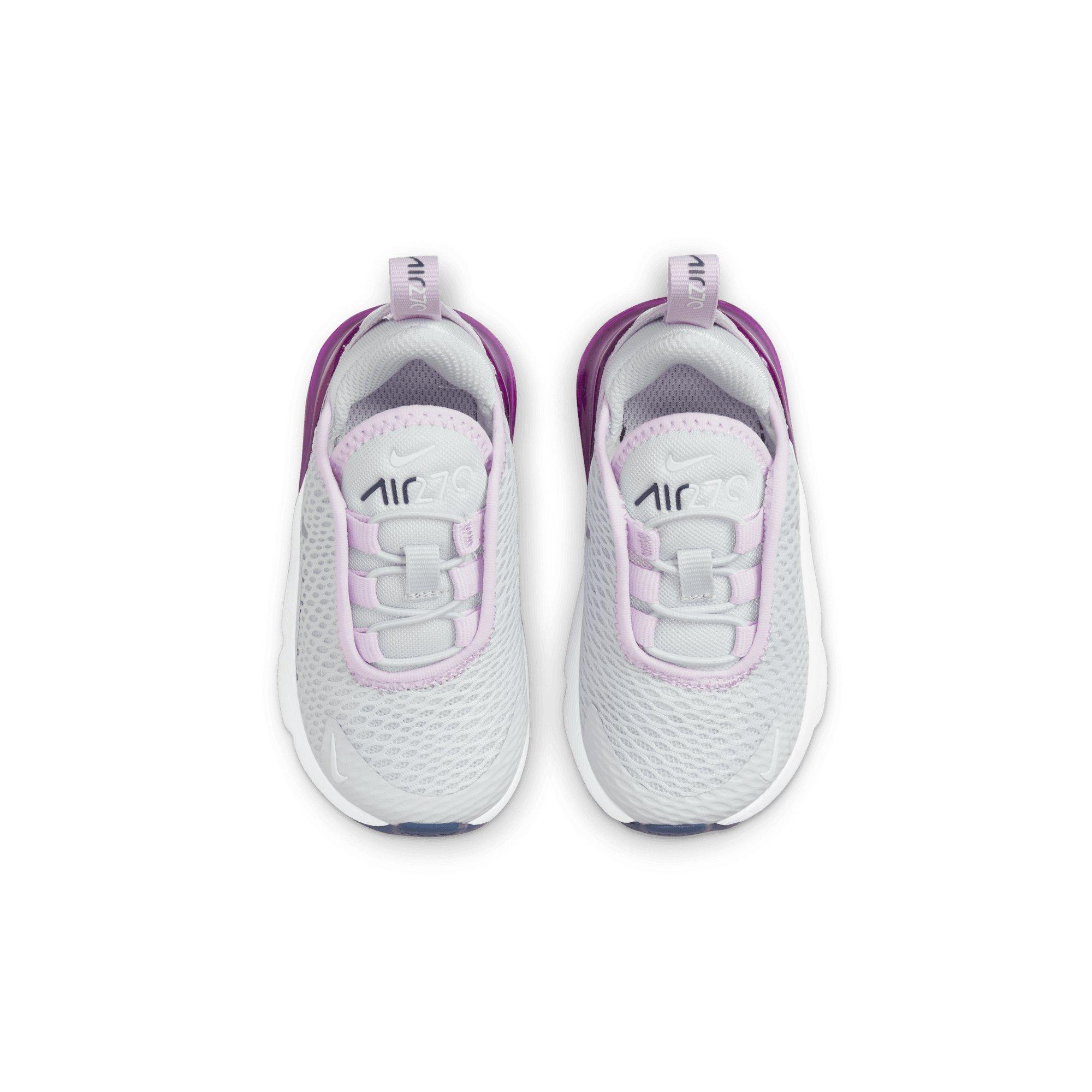 Nike Air Max 270 "Pure Platinum/Metallic Silver" Infant Girls' Shoe - PLATINUM/SILVER Thumbnail View 4