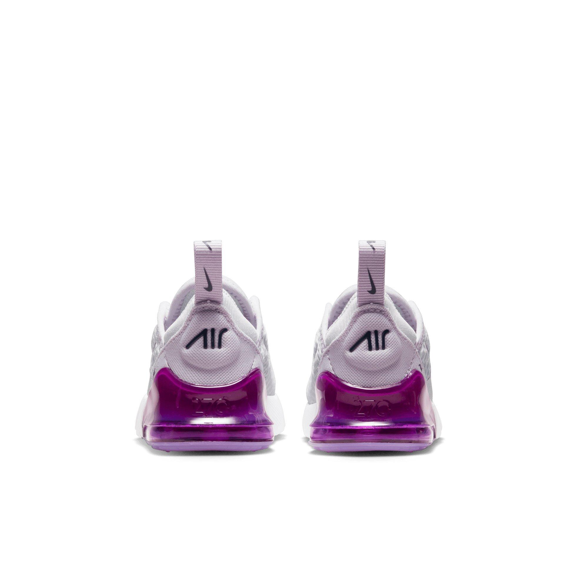 Nike Air Max 270 "Pure Platinum/Metallic Silver" Infant Girls' Shoe - PLATINUM/SILVER Thumbnail View 5