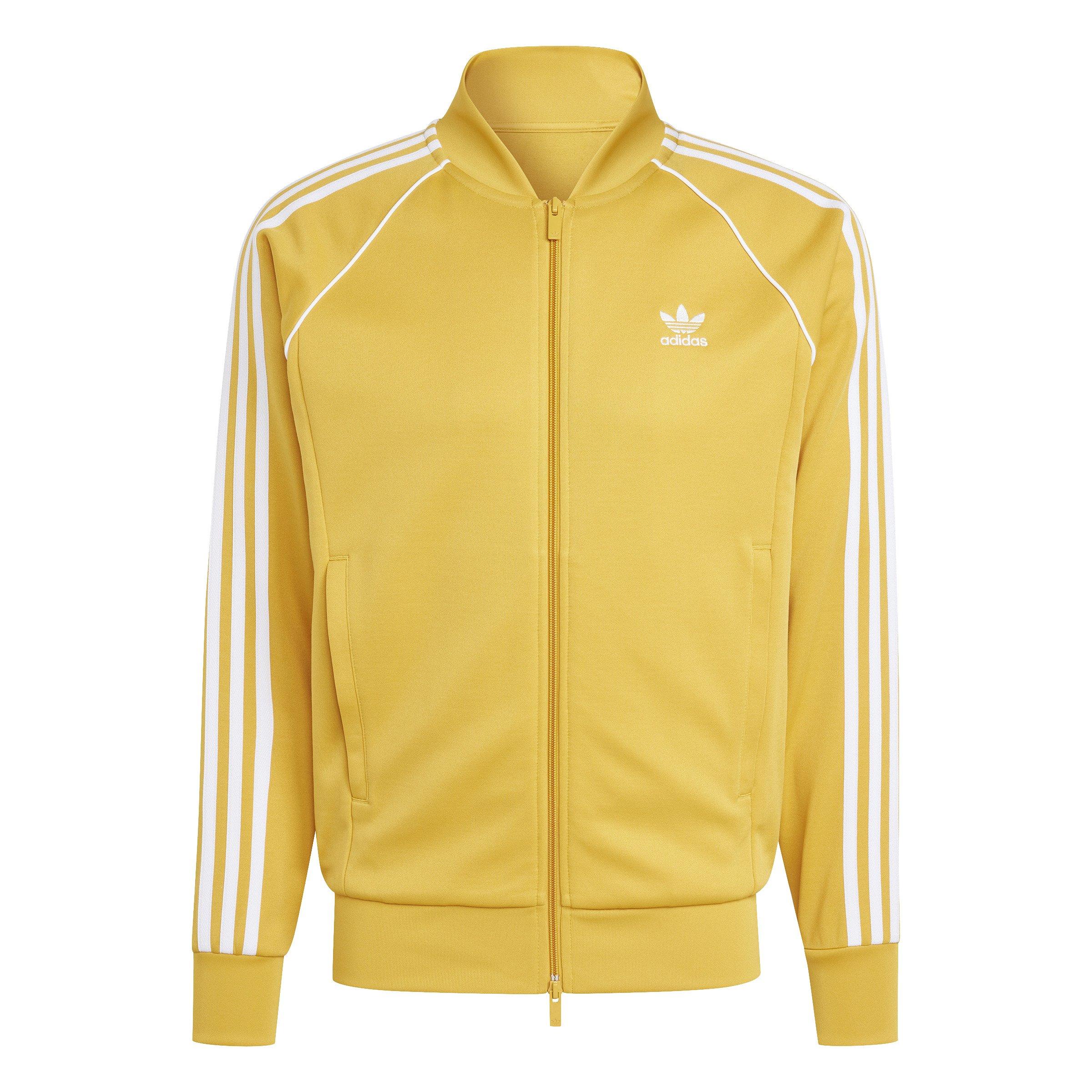 トップス adidas Classics SST Preloved Yellow 2XL adidas Originals Men's Adicolor Classics SST Track Jacket