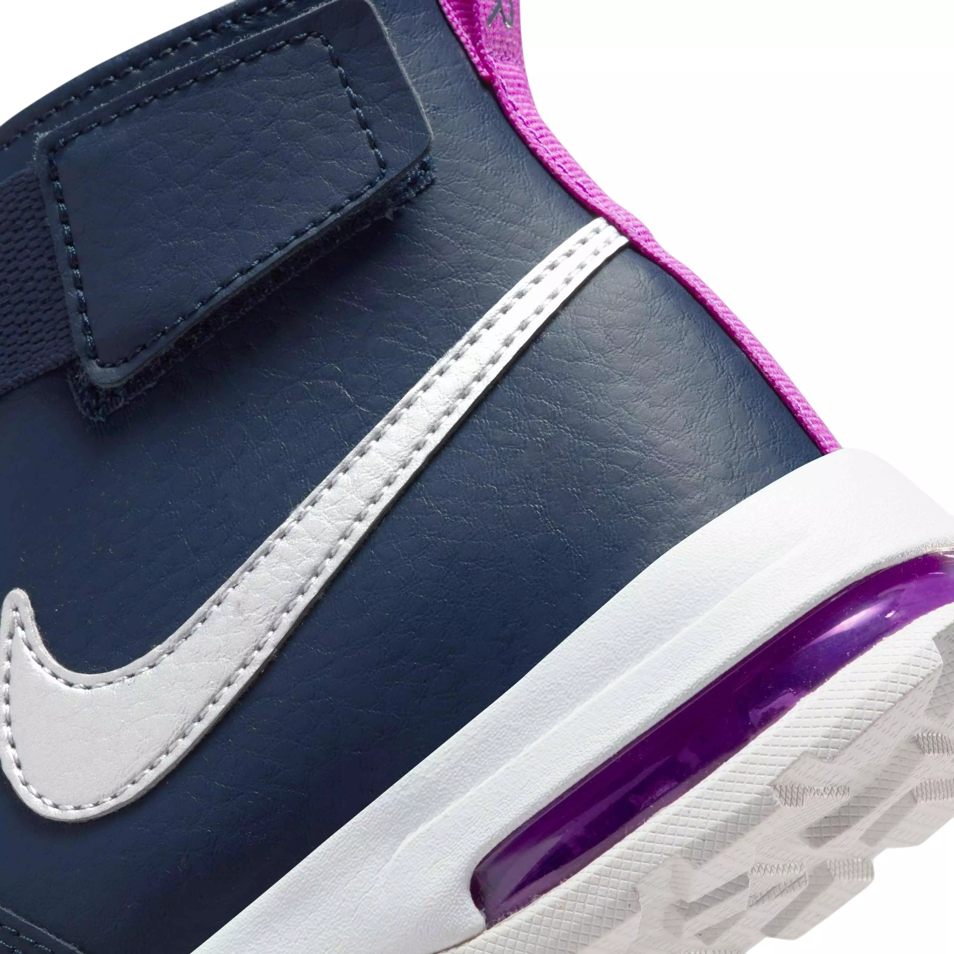 Nike Air Max Goaterra 2.0 "Midnight Navy/Metallic Silver" Preschool Boys' Boot - NAVY/SILVER