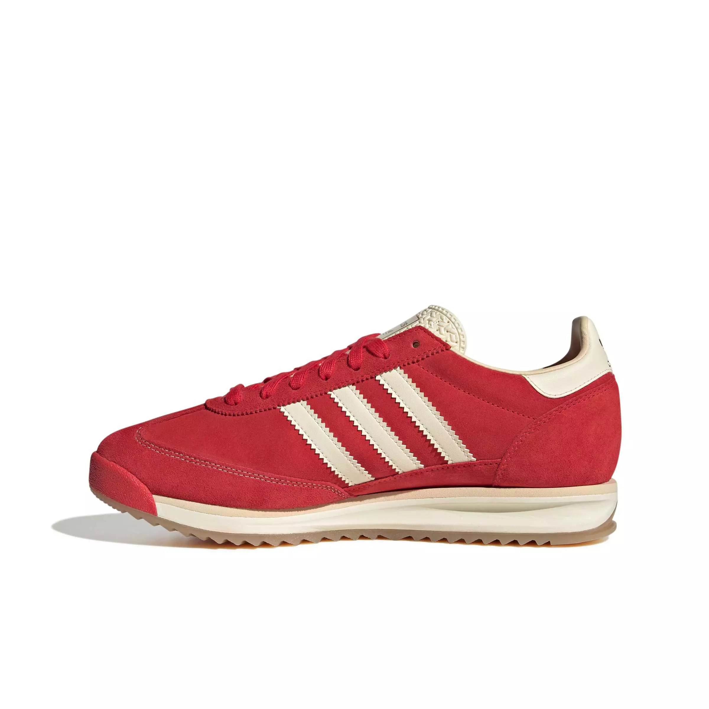 adidas Originals SL 72 RS "Pure Ruby/Cream White/Sand Strata" Men's Shoe - RUBY/CREAM/SAND