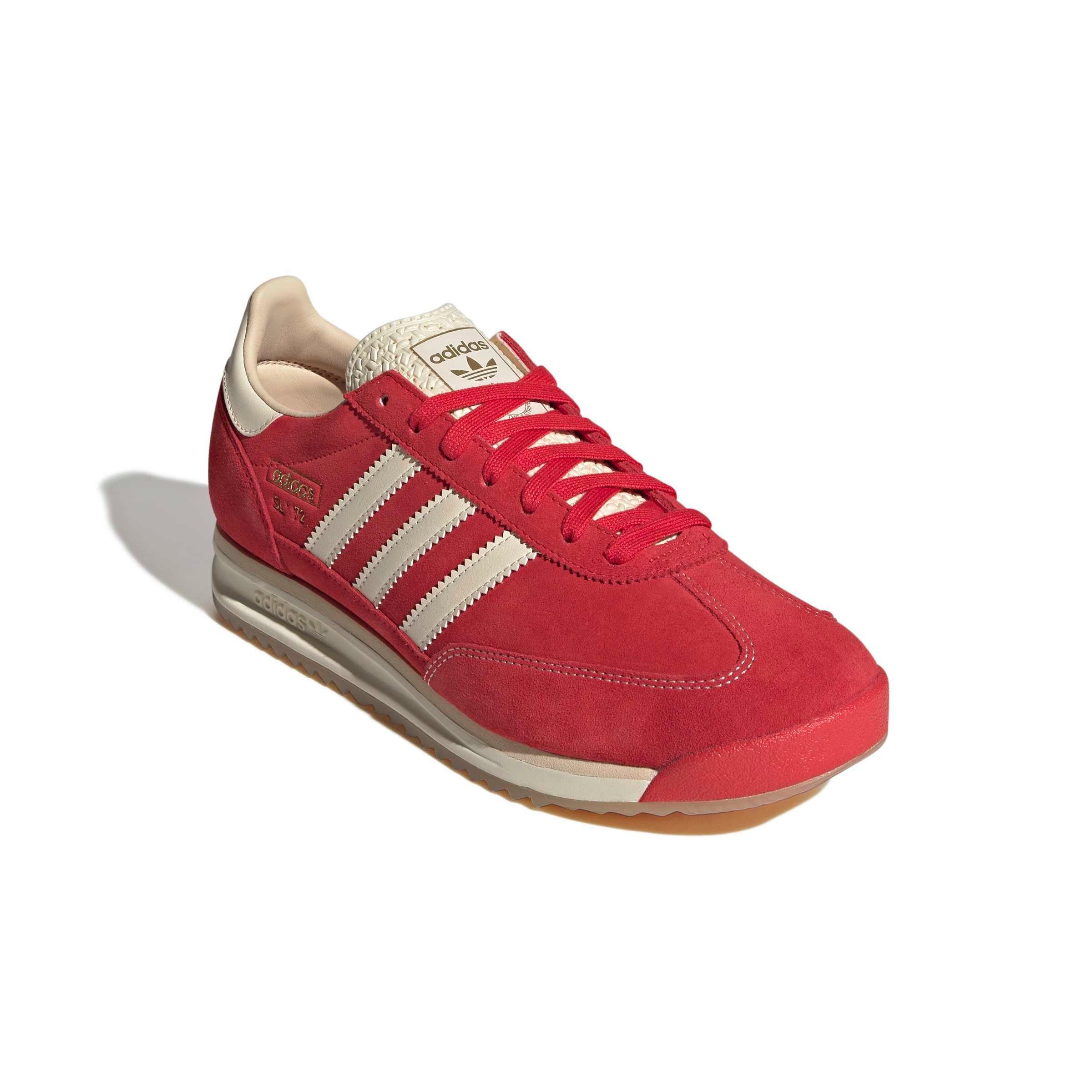 adidas Originals SL 72 RS "Pure Ruby/Cream White/Sand Strata" Men's Shoe - RUBY/CREAM/SAND Thumbnail View 3