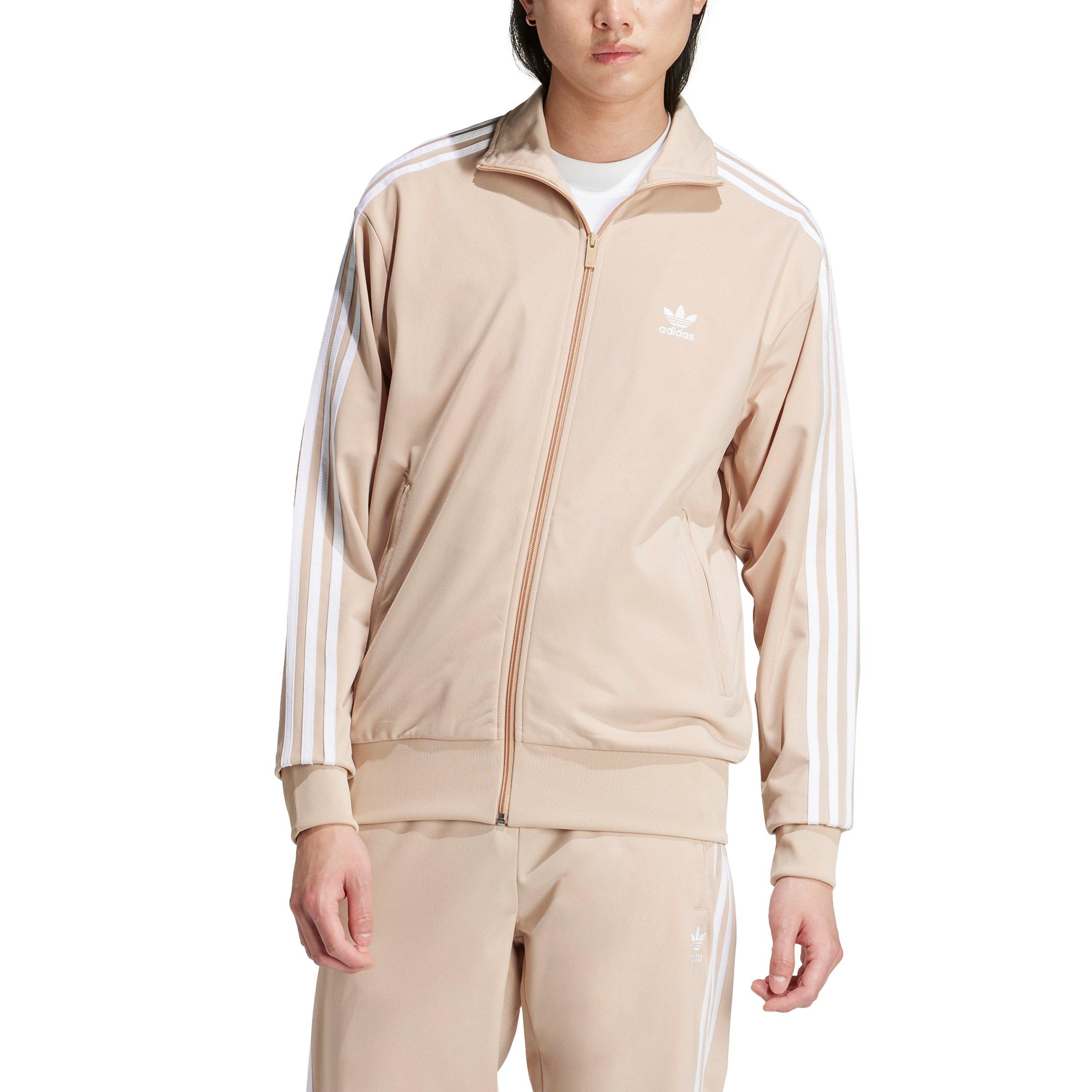 adidas Originals Men's Adicolor Firebird Track Top - Beige - BEIGE Thumbnail View 1