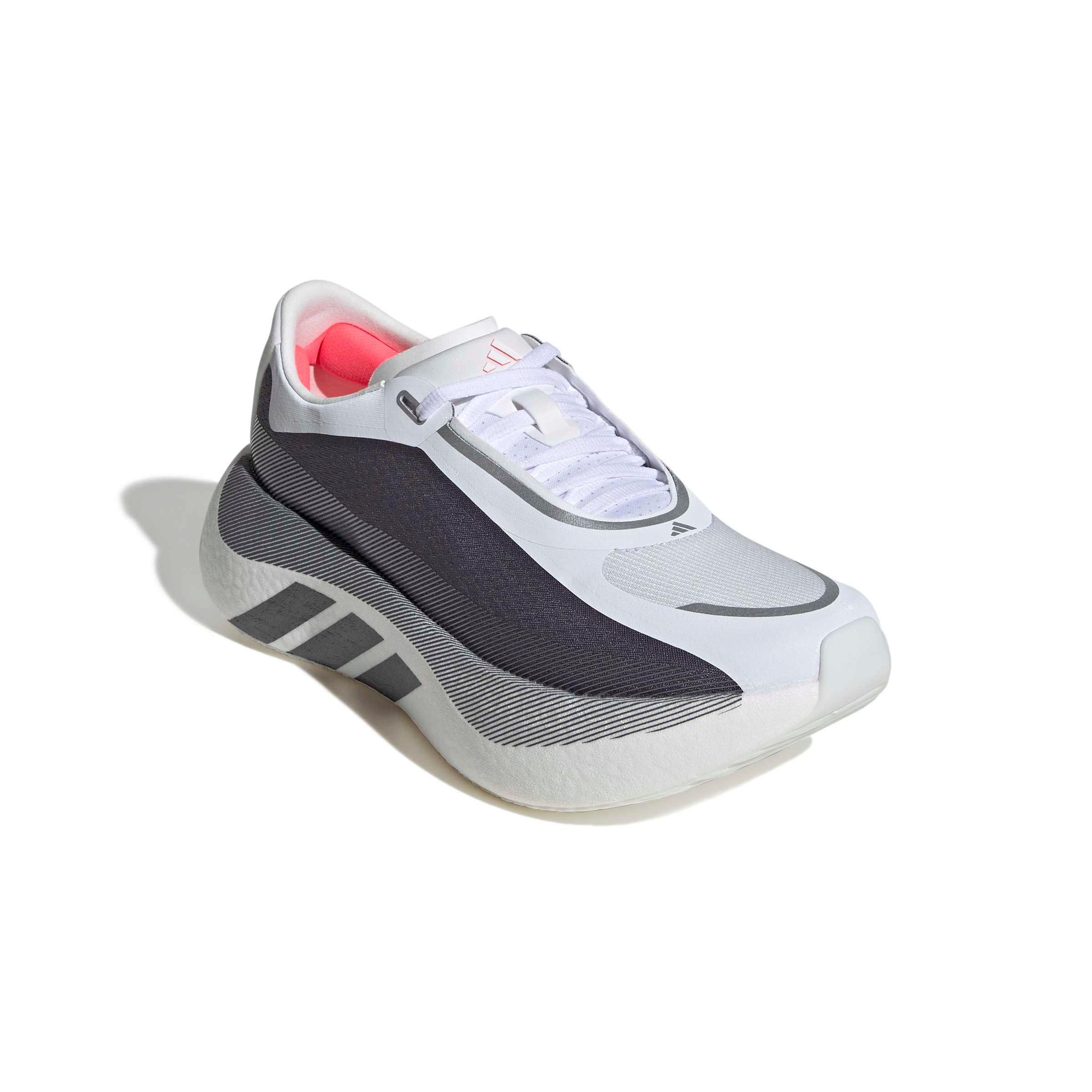 adidas Hyperboost Edge "Ftwr White/Aurora Onix/Solar Turbo" Women's Running Shoe - WHITE/ONIX/TURBO