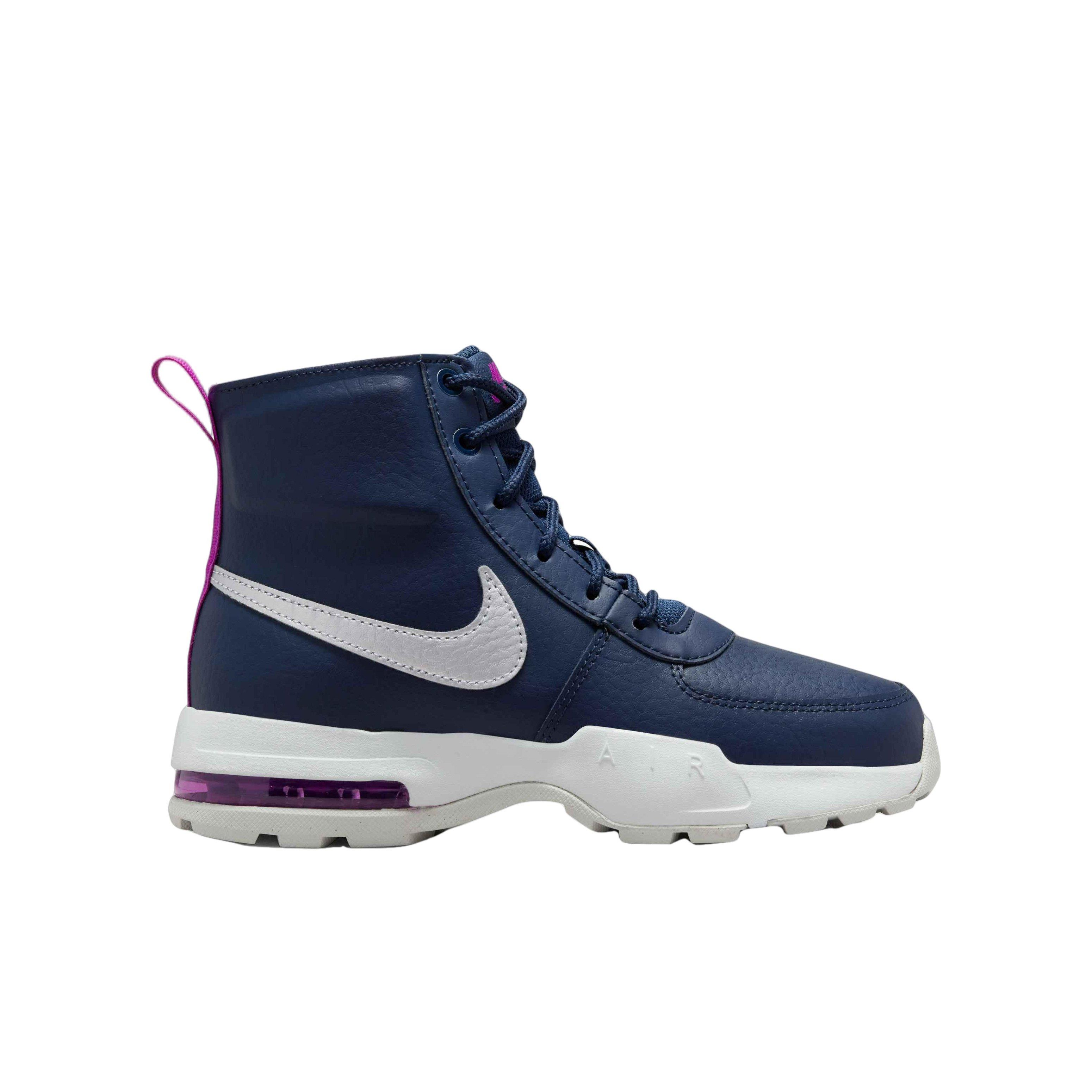 Nike Air Max Goaterra 2.0 Midnight Navy/Metallic Silver Grade School  Boys' Boot - Hibbett | City Gear