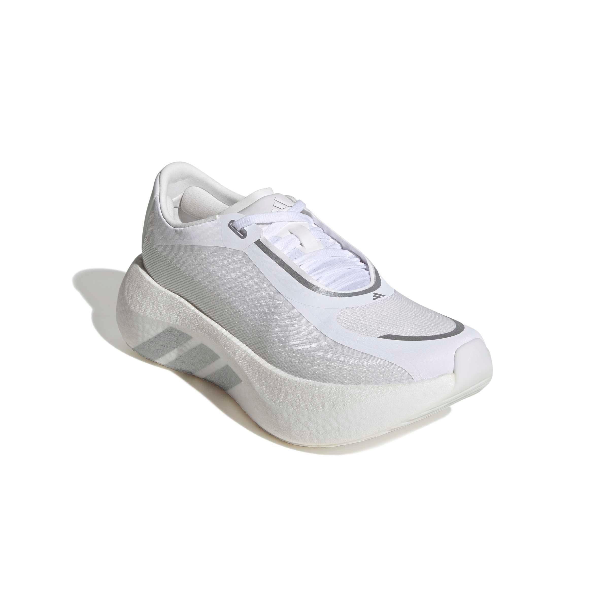 adidas Hyperboost Edge "Ftwr White/Silver Metallic/Zero Metallic" Women's Running Shoe - WHITE/SILVER/ZERO