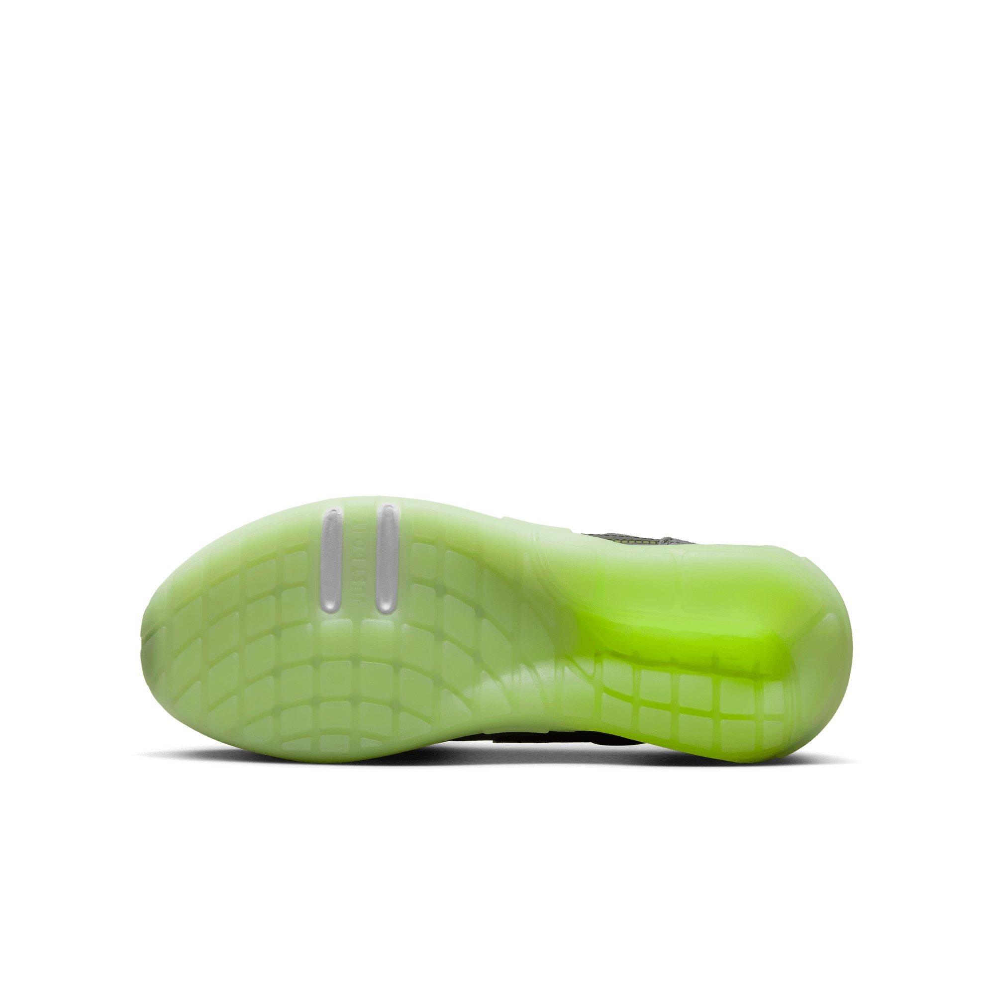 Nike Air Max Motif "Smoke Grey/Black/Barely Volt/Volt" Grade School Boys' Shoe - GREY/BLACK/VOLT/VOLT Thumbnail View 6