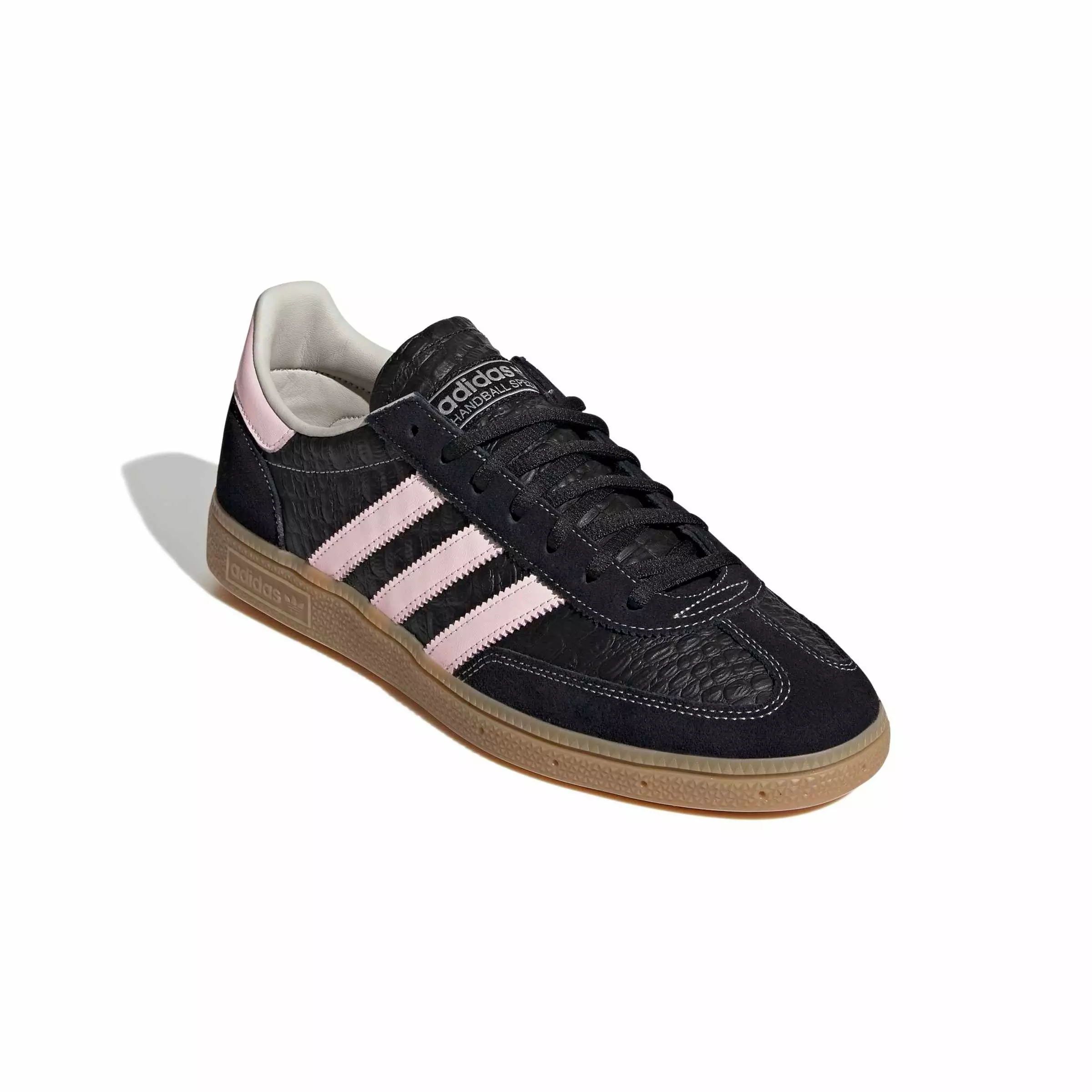 adidas Originals Handball Spezial "Core Black/Wonder Quartz/Gum 4" Men's Shoe - BLACK/QUARTZ/GUM