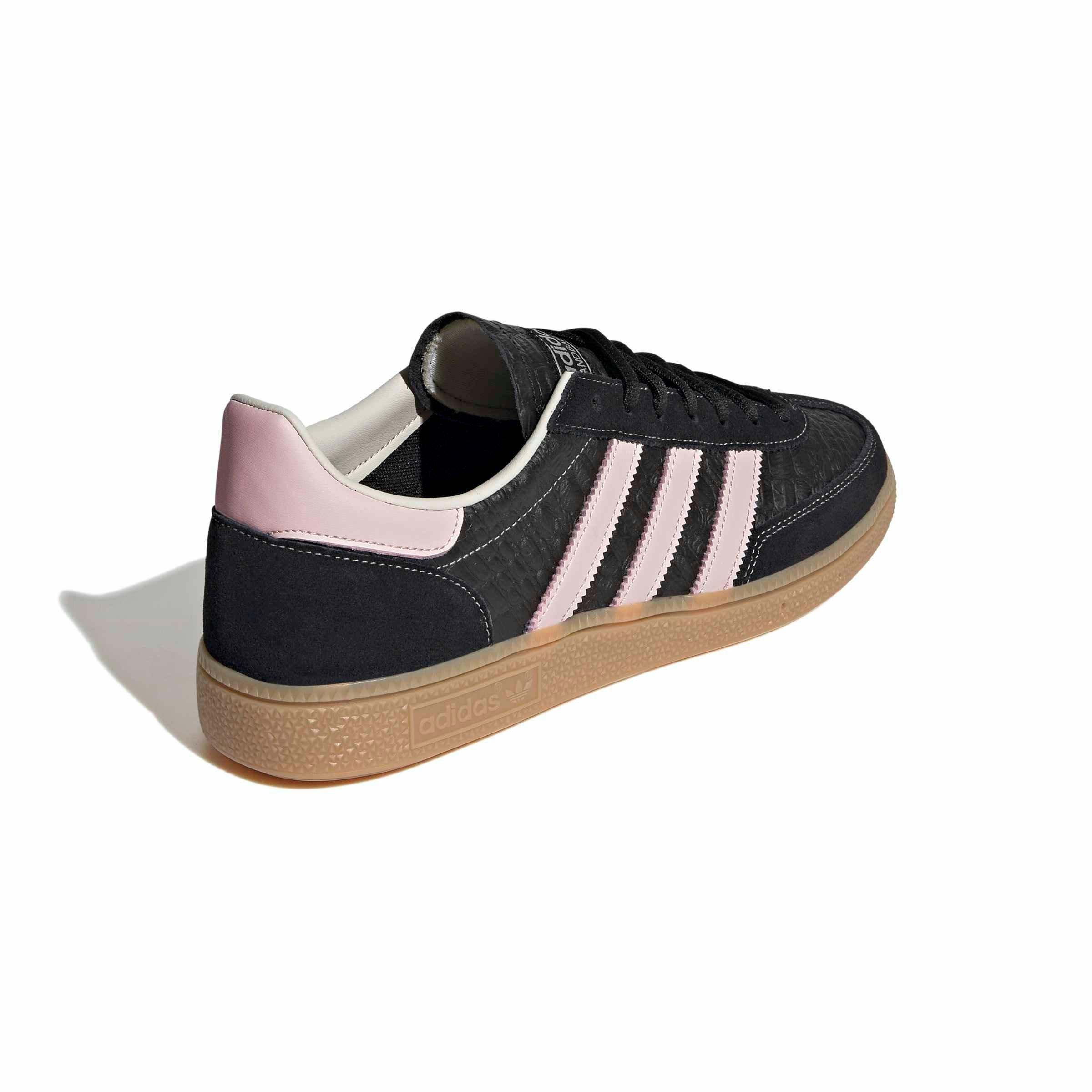 adidas Originals Handball Spezial "Core Black/Wonder Quartz/Gum 4" Men's Shoe - BLACK/QUARTZ/GUM Thumbnail View 4