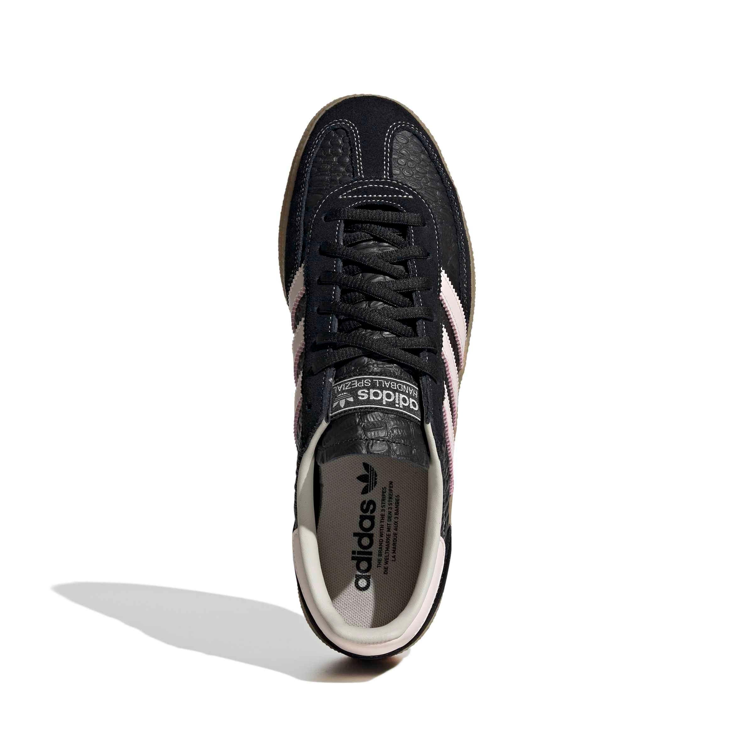adidas Originals Handball Spezial "Core Black/Wonder Quartz/Gum 4" Men's Shoe - BLACK/QUARTZ/GUM Thumbnail View 5