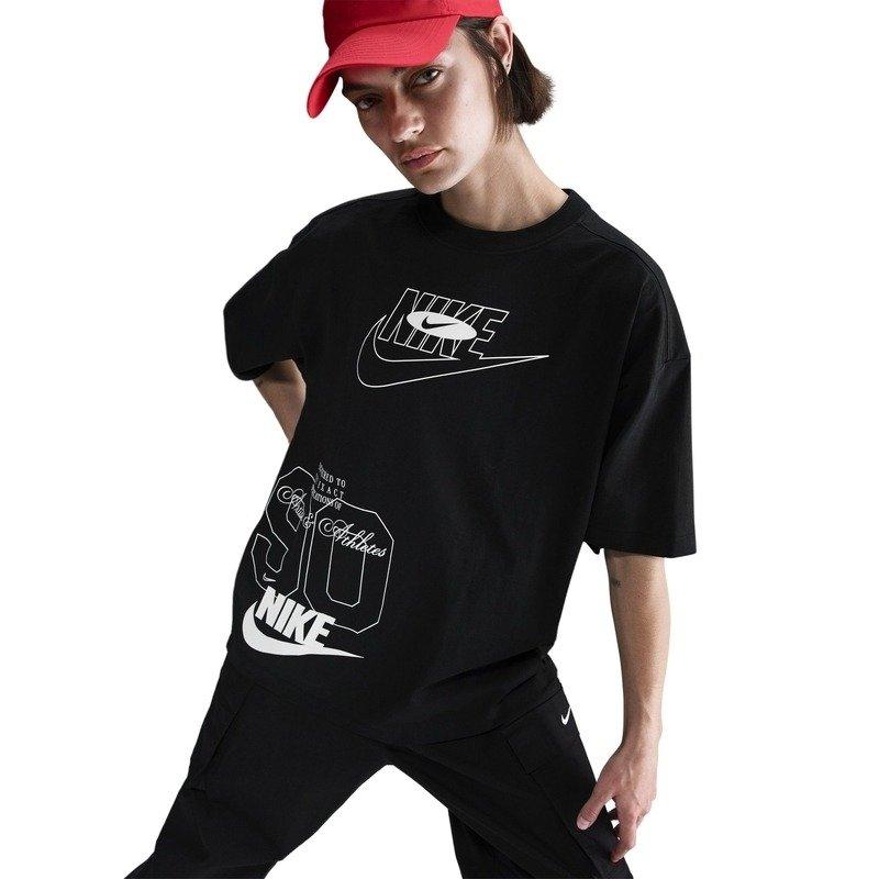 Nike Women's Sportswear Dance Oversized T-Shirt - Black - BLACK Thumbnail View 1