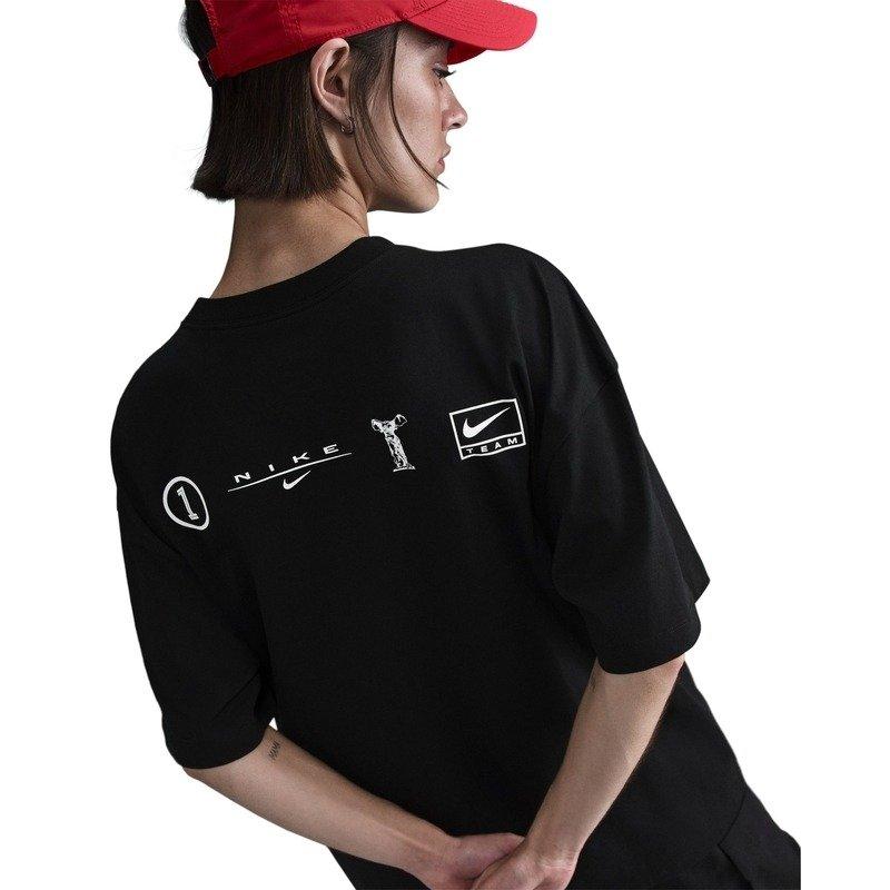 Nike Women's Sportswear Dance Oversized T-Shirt - Black - BLACK Thumbnail View 2