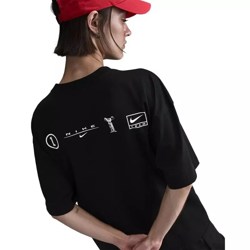 Nike Women's Sportswear Dance Oversized T-Shirt - Black - BLACK