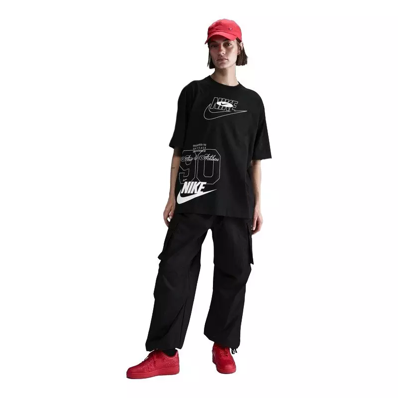 Nike Women's Sportswear Dance Oversized T-Shirt - Black - BLACK