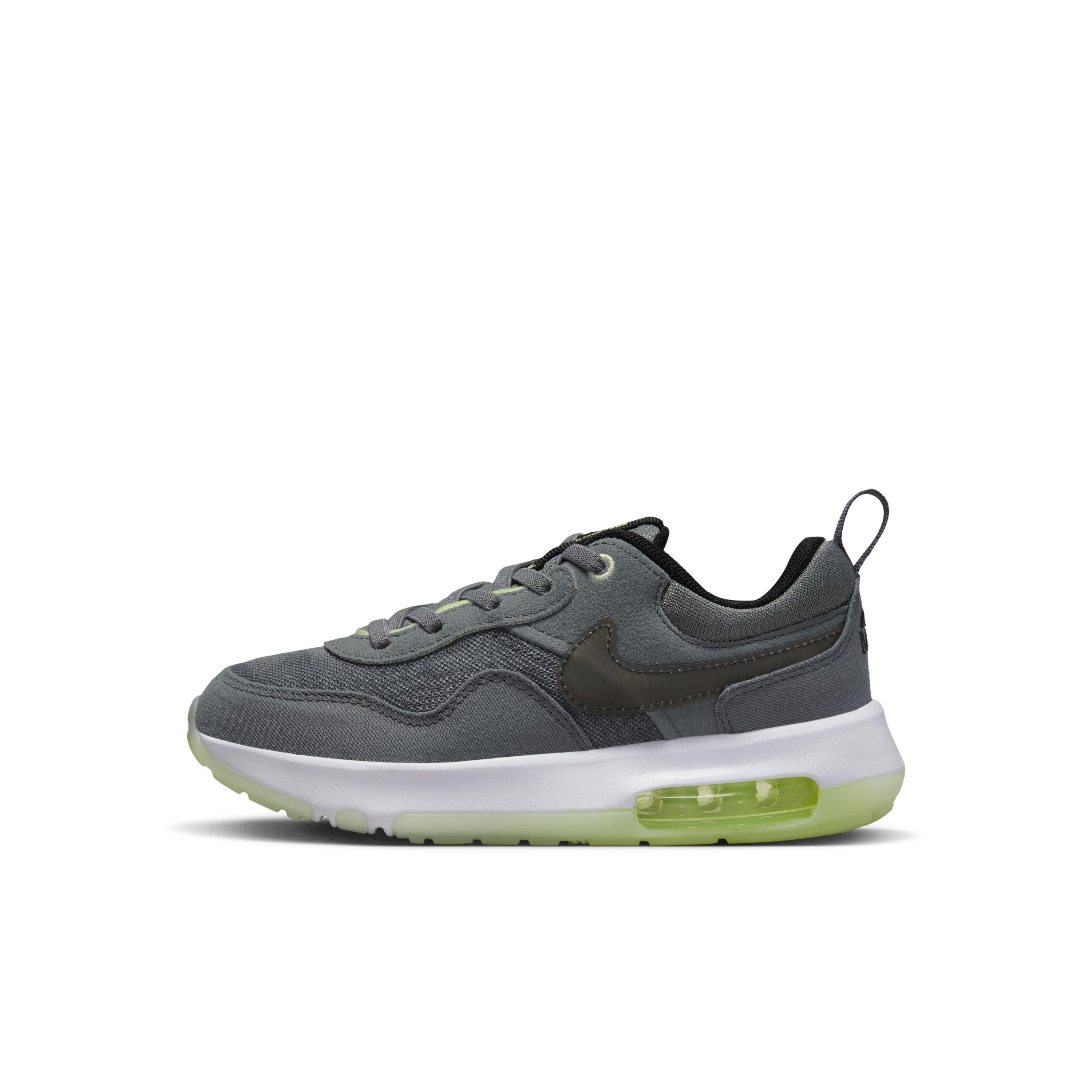 Nike Air Max Motif Preschool Boys' "Smoke Grey/Black/Barely Volt/Volt" Shoe