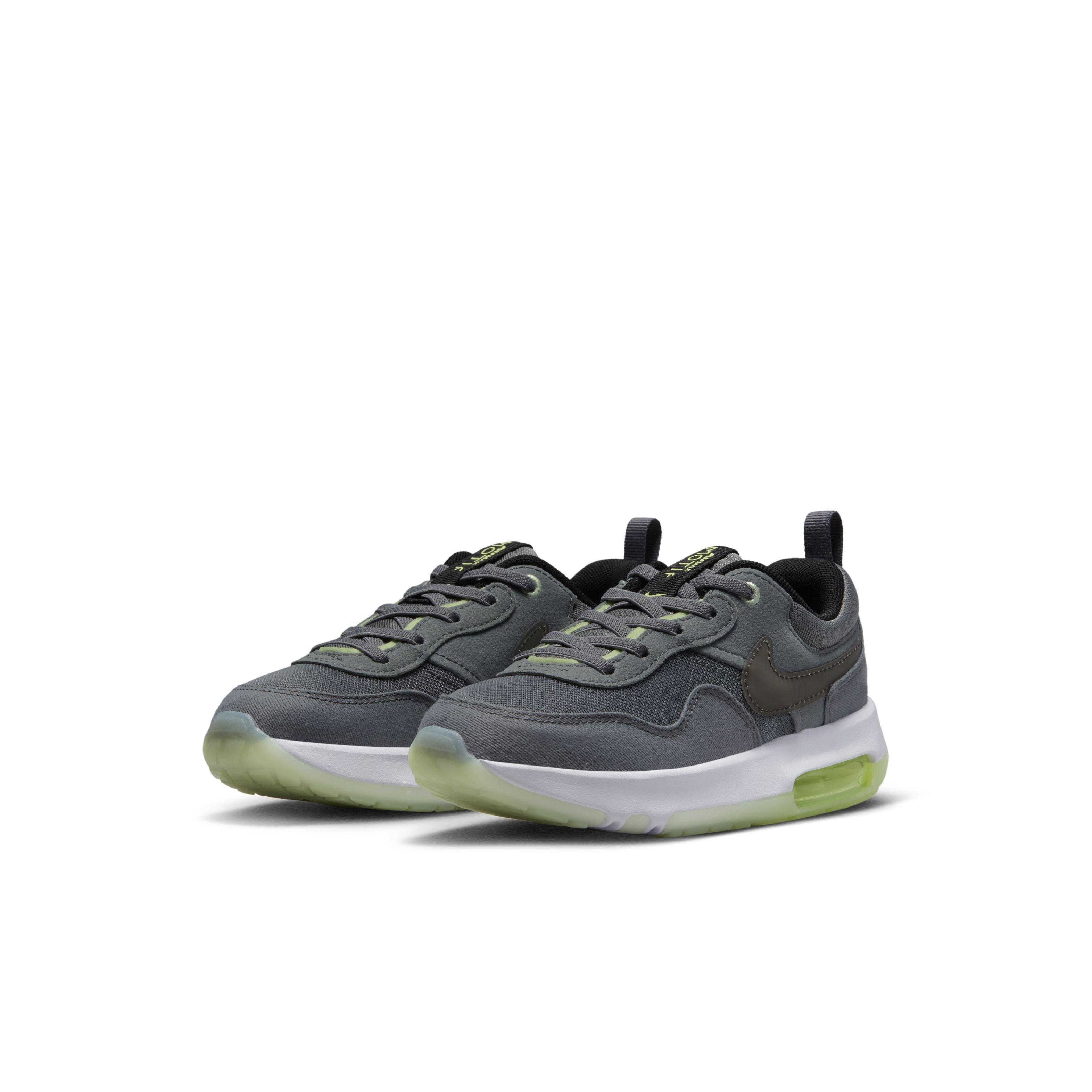 Nike Air Max Motif Preschool Boys' "Smoke Grey/Black/Barely Volt/Volt" Shoe