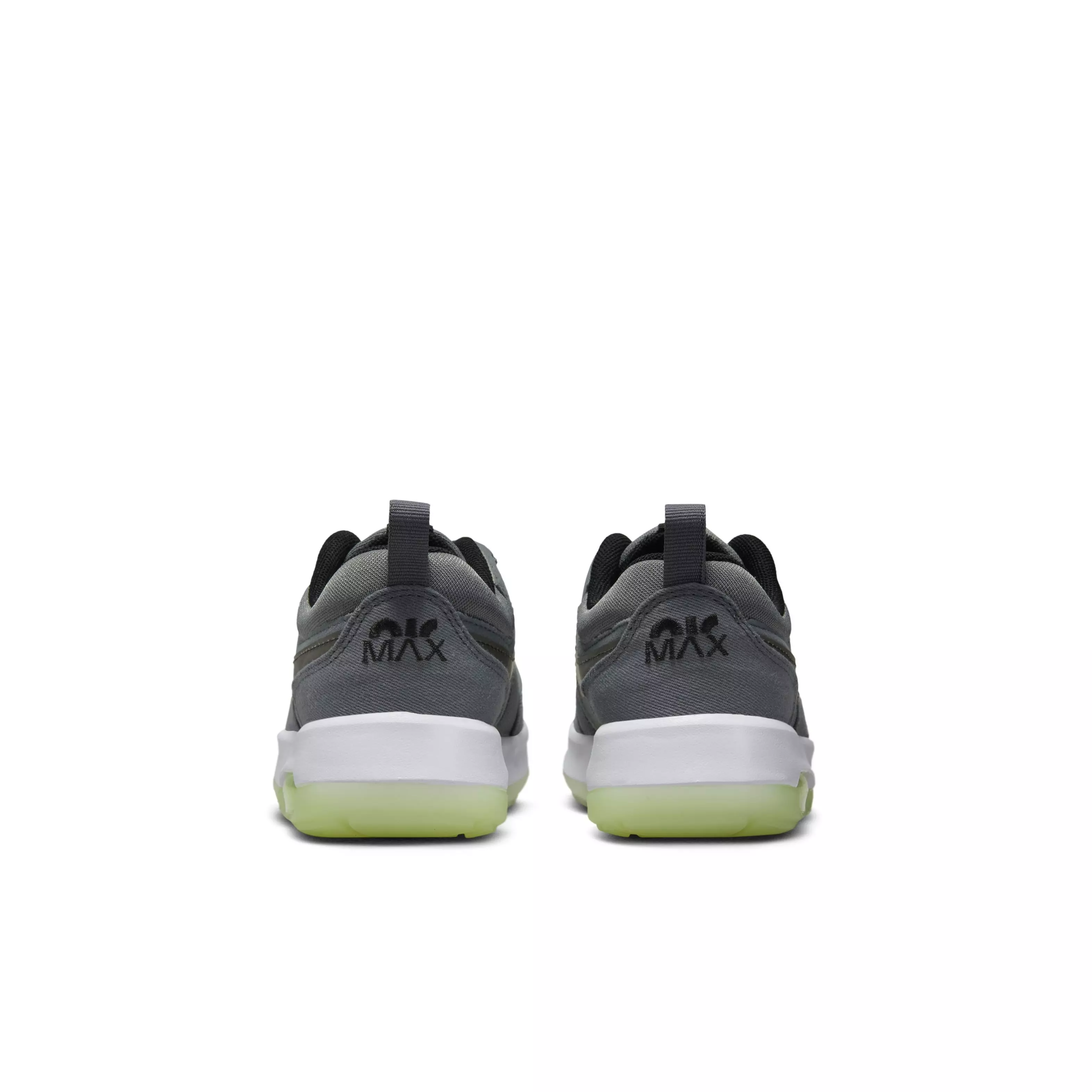 Nike Air Max Motif "Smoke Grey/Black/Barely Volt/Volt" Preschool Boys' Shoe - GREY/BLACK/VOLT/VOLT
