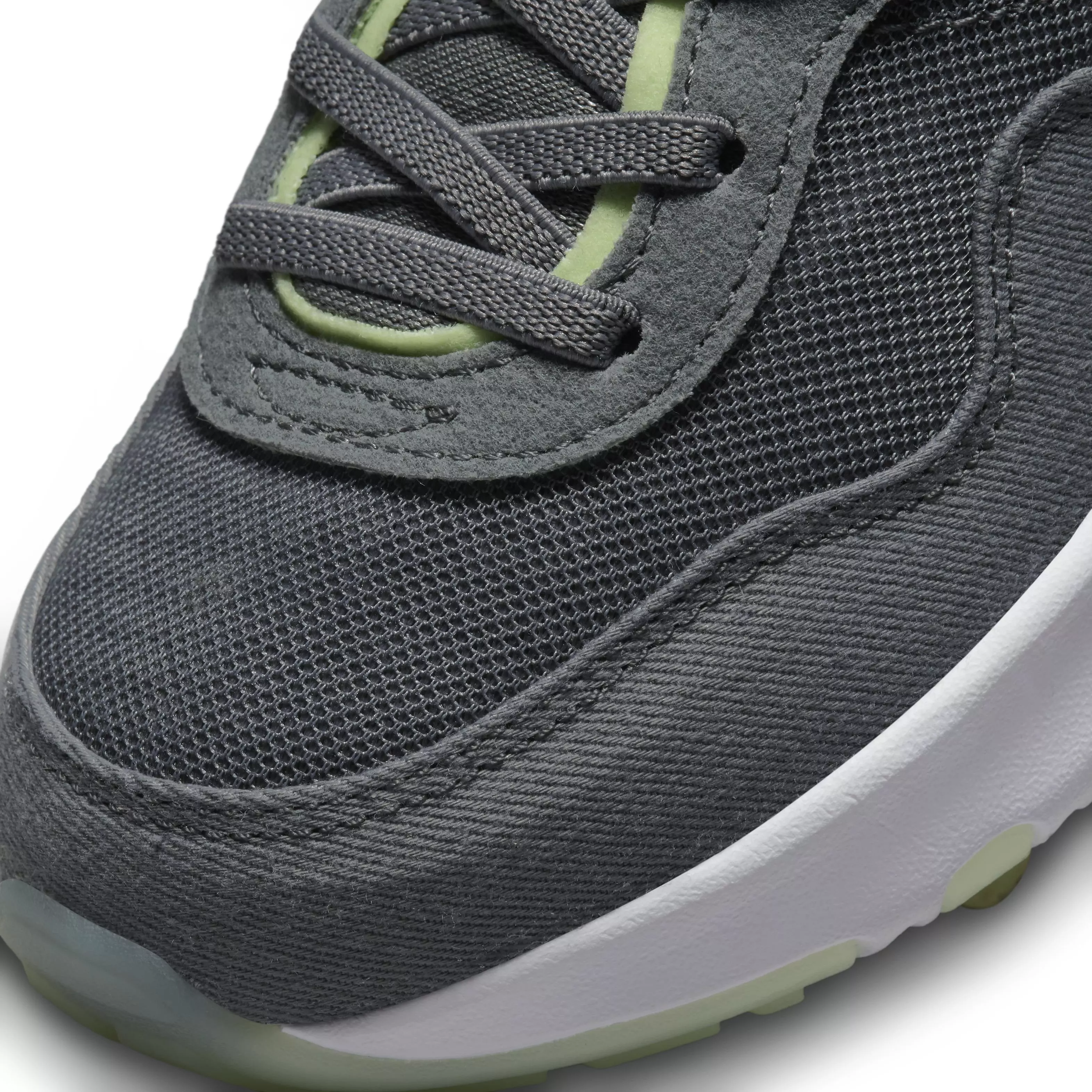 Nike Air Max Motif "Smoke Grey/Black/Barely Volt/Volt" Preschool Boys' Shoe - GREY/BLACK/VOLT/VOLT