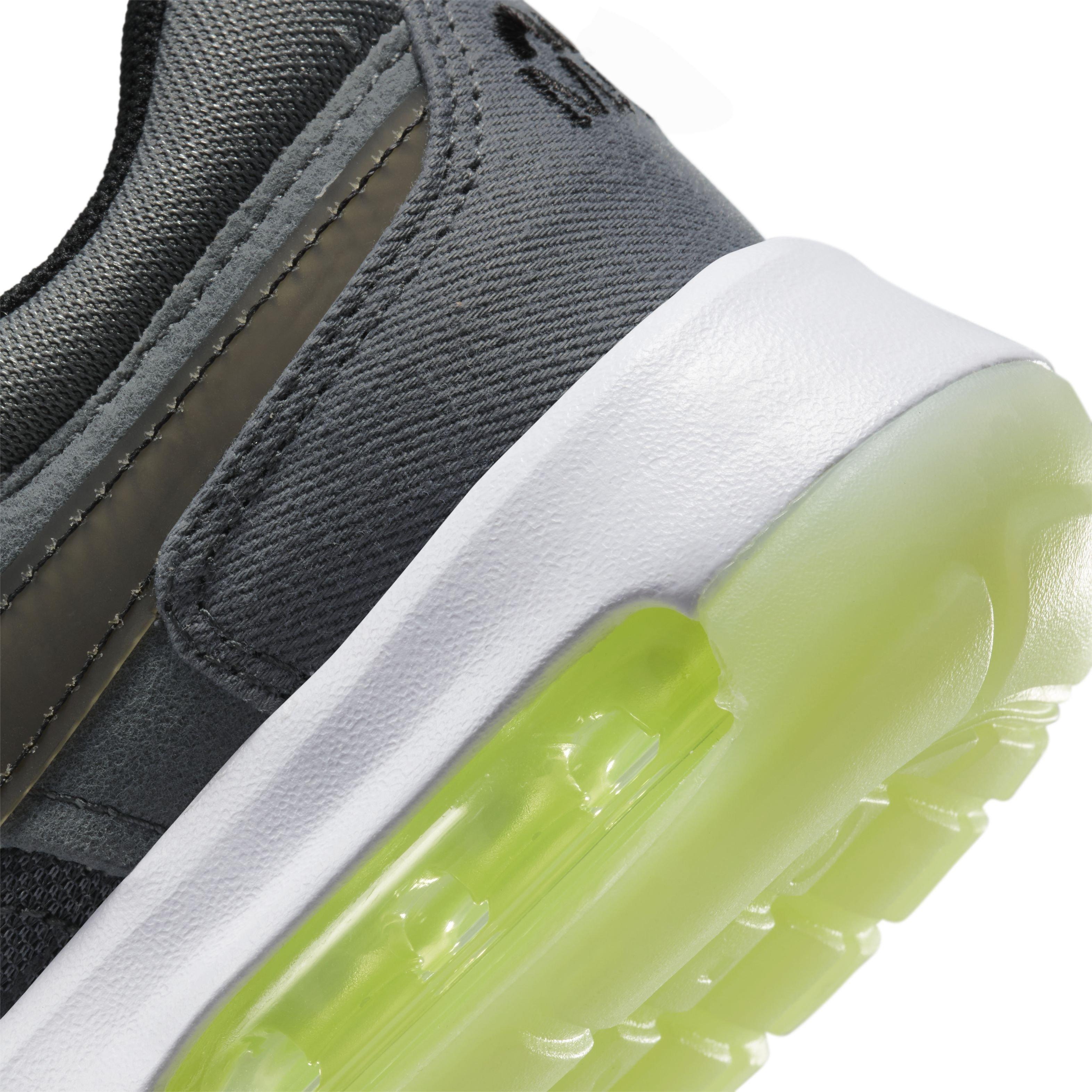 Nike Air Max Motif Preschool Boys' "Smoke Grey/Black/Barely Volt/Volt" Shoe