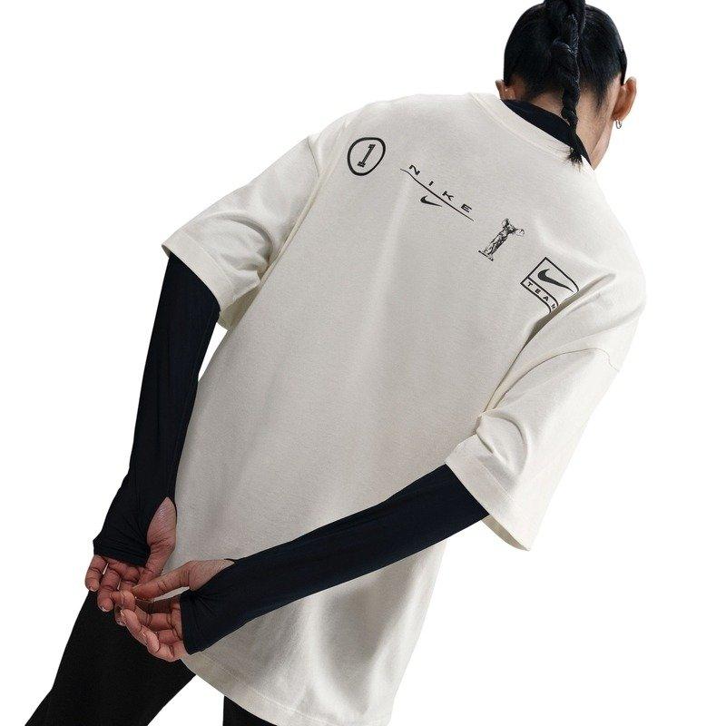 Nike Women's Sportswear Dance Oversized T-Shirt - White - WHITE Thumbnail View 2