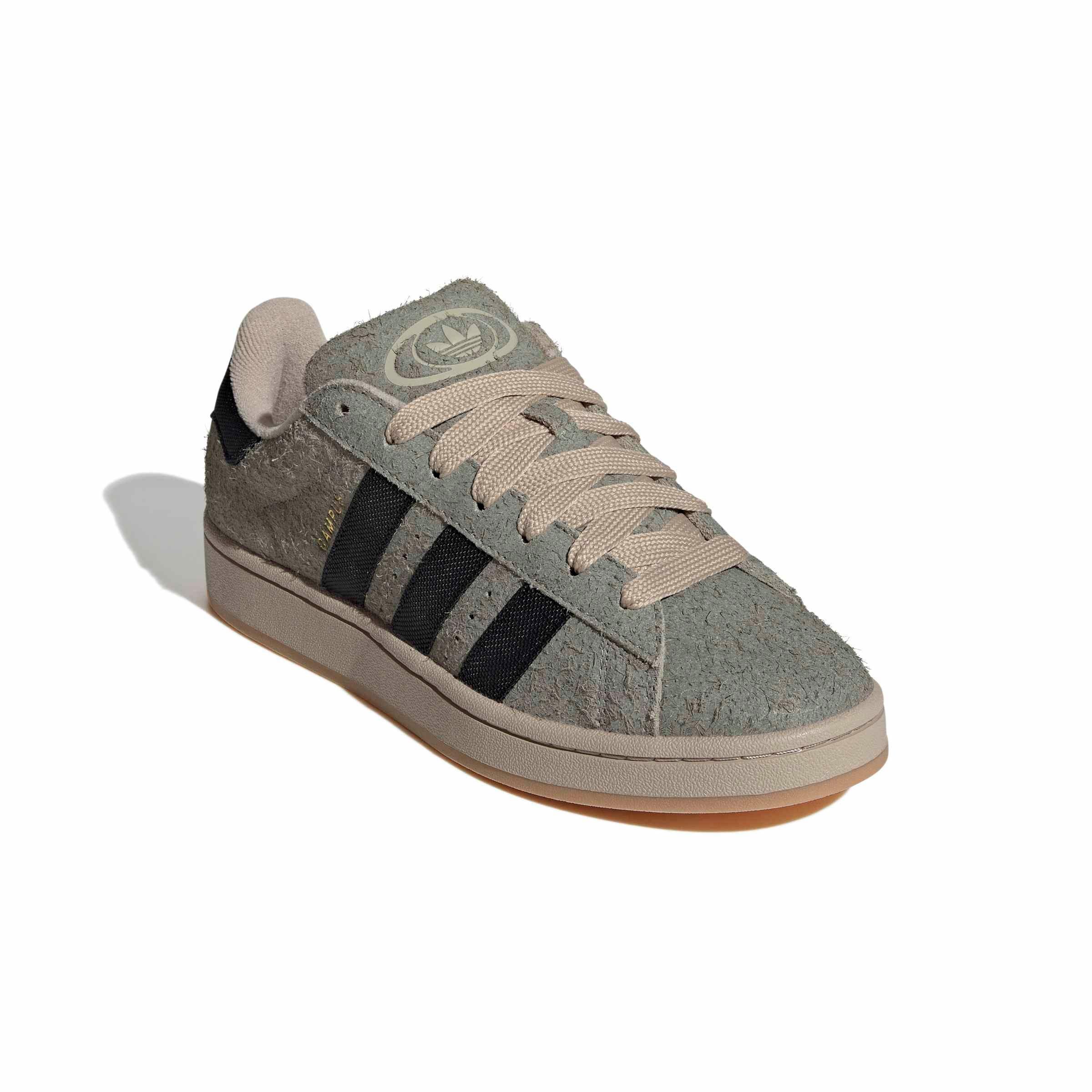 adidas Originals Campus 00s "Silver Pebble/Core Black/Stone Khaki" Men's Shoe - SILVER/BLACK/STONE Thumbnail View 3