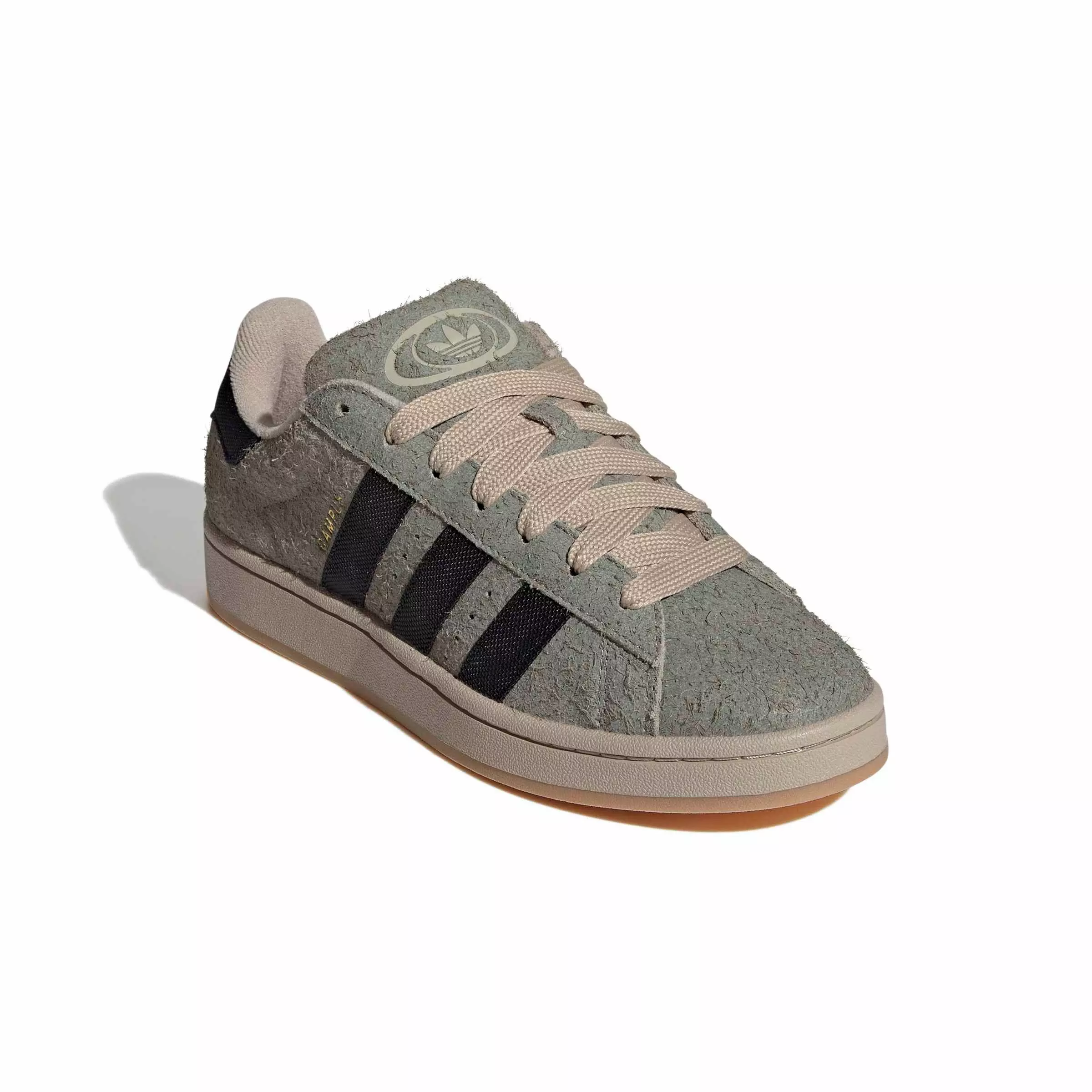 adidas Originals Campus 00s "Silver Pebble/Core Black/Stone Khaki" Men's Shoe - SILVER/BLACK/STONE