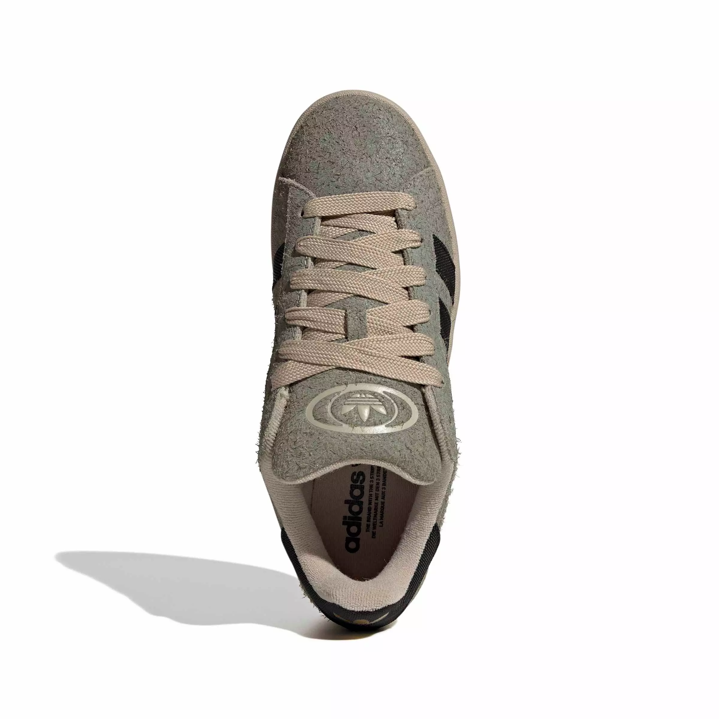 adidas Originals Campus 00s "Silver Pebble/Core Black/Stone Khaki" Men's Shoe - SILVER/BLACK/STONE