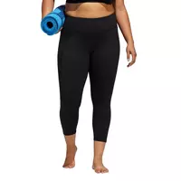 adidas Women's Yoga Studio 7/8 Leggings - Black - Hibbett