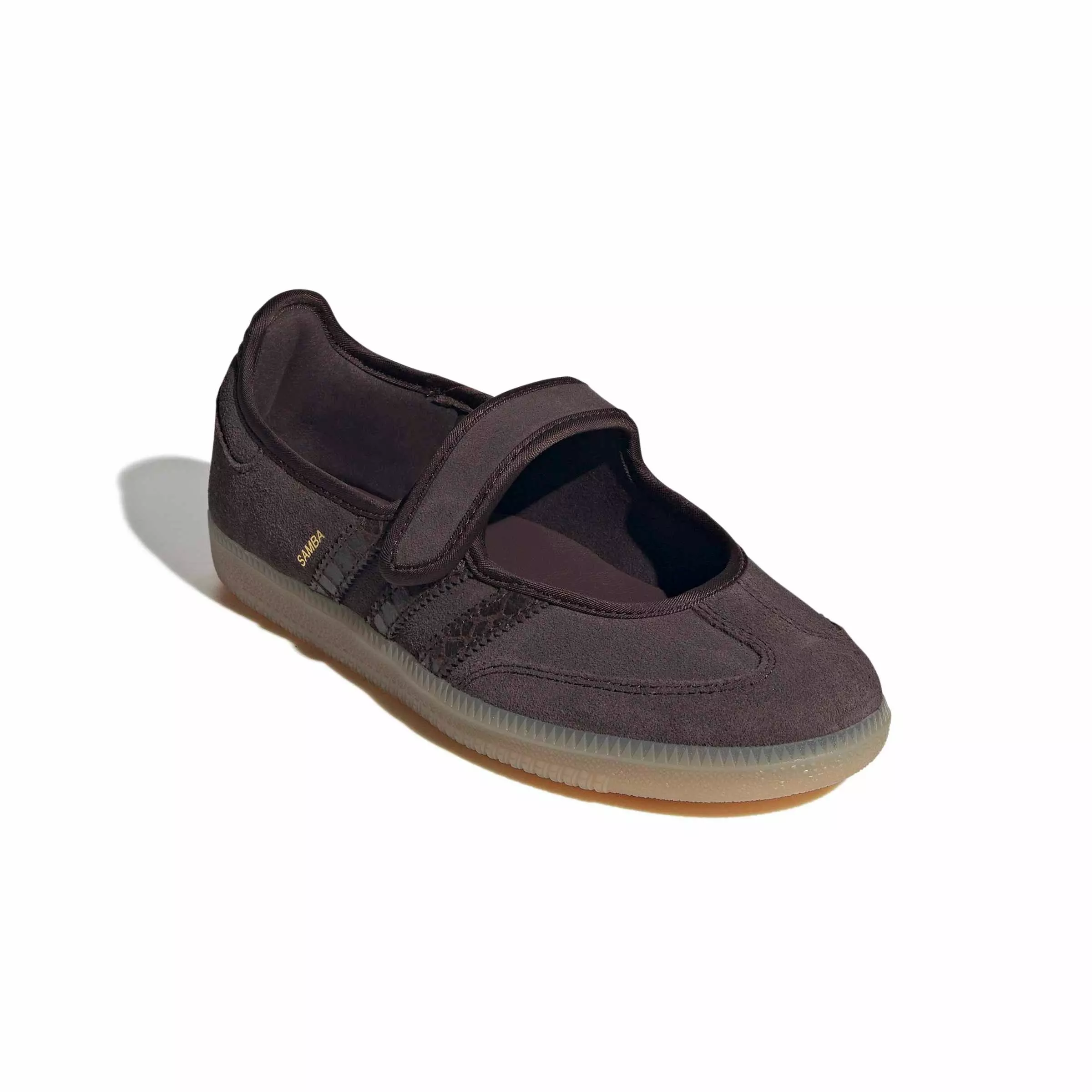 adidas Originals Samba Jane "Aurora Coffee/Aurora Coffee/Gold Metallic" Women's Shoe - COFFEE/COFFEE/GOLD