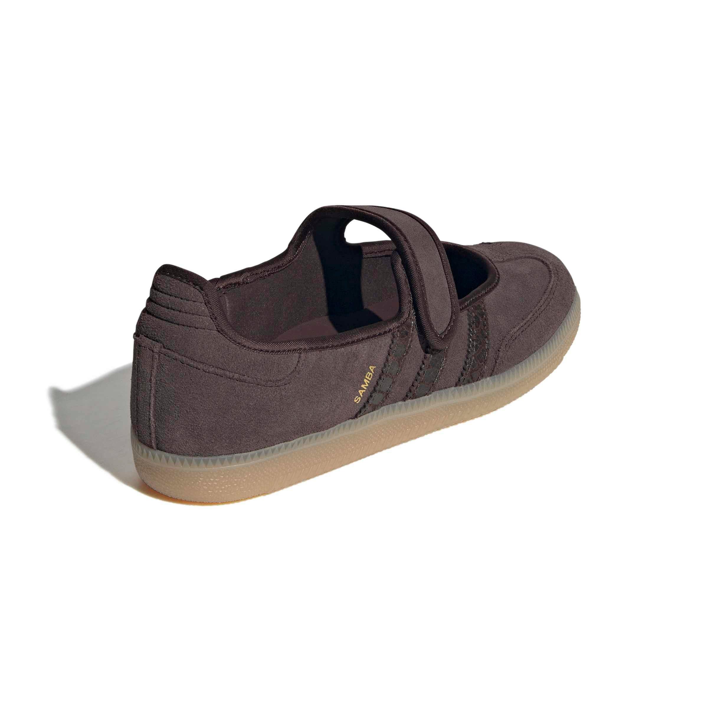 adidas Originals Samba Jane "Aurora Coffee/Aurora Coffee/Gold Metallic" Women's Shoe - COFFEE/COFFEE/GOLD