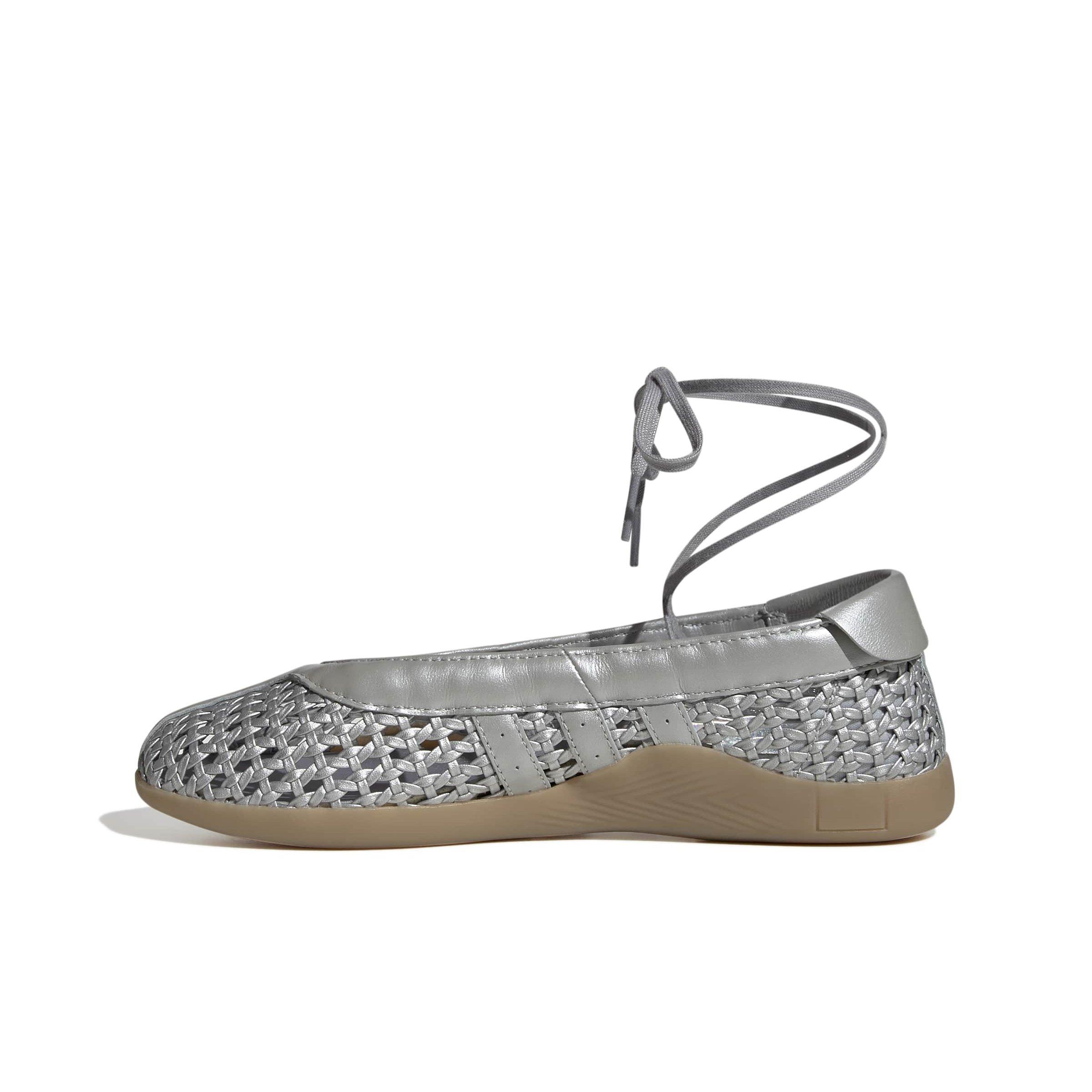 adidas Originals Taekwondo Mei "Silver Metallic/Silver Metallic/Gum 4" Women's Shoe - SILVER/SILVER/GUM