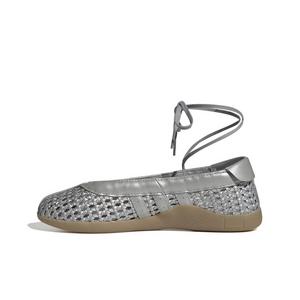 adidas Originals Taekwondo Mei "Silver Metallic/Silver Metallic/Gum 4" Women's Shoe - SILVER/SILVER/GUM