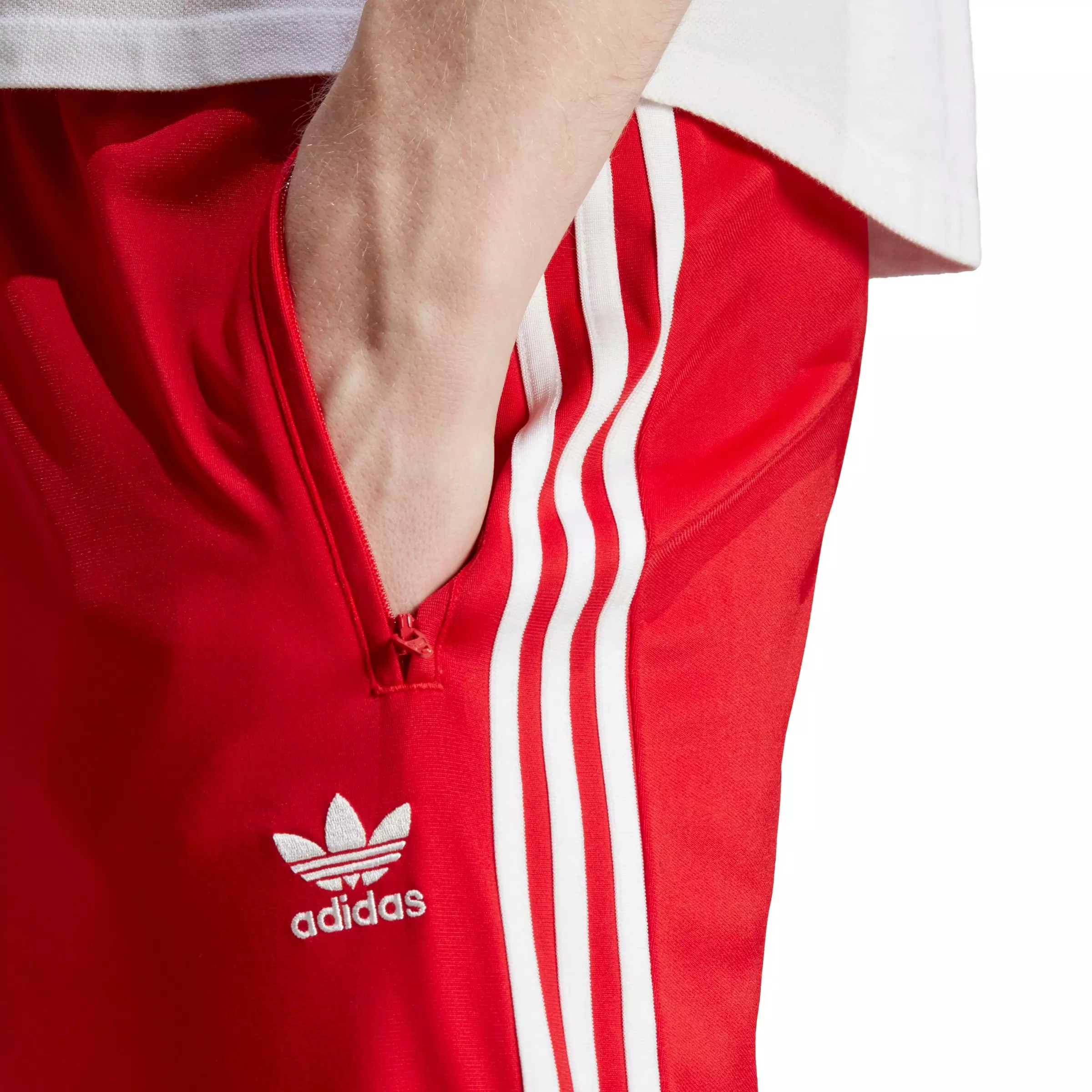 adidas Originals Men's Adicolor Classic Firebird Track Tracksuit Pant - Red - RED