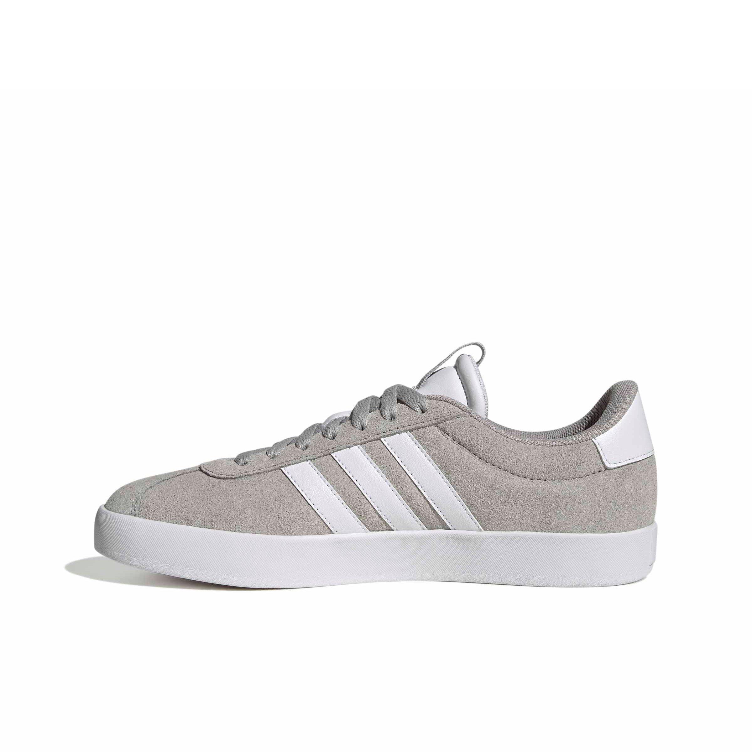 adidas VL Court 3.0 "Grey Two/Ftwr White/Silver Metallic" Women's Shoe - GREY/WHITE/SILVER