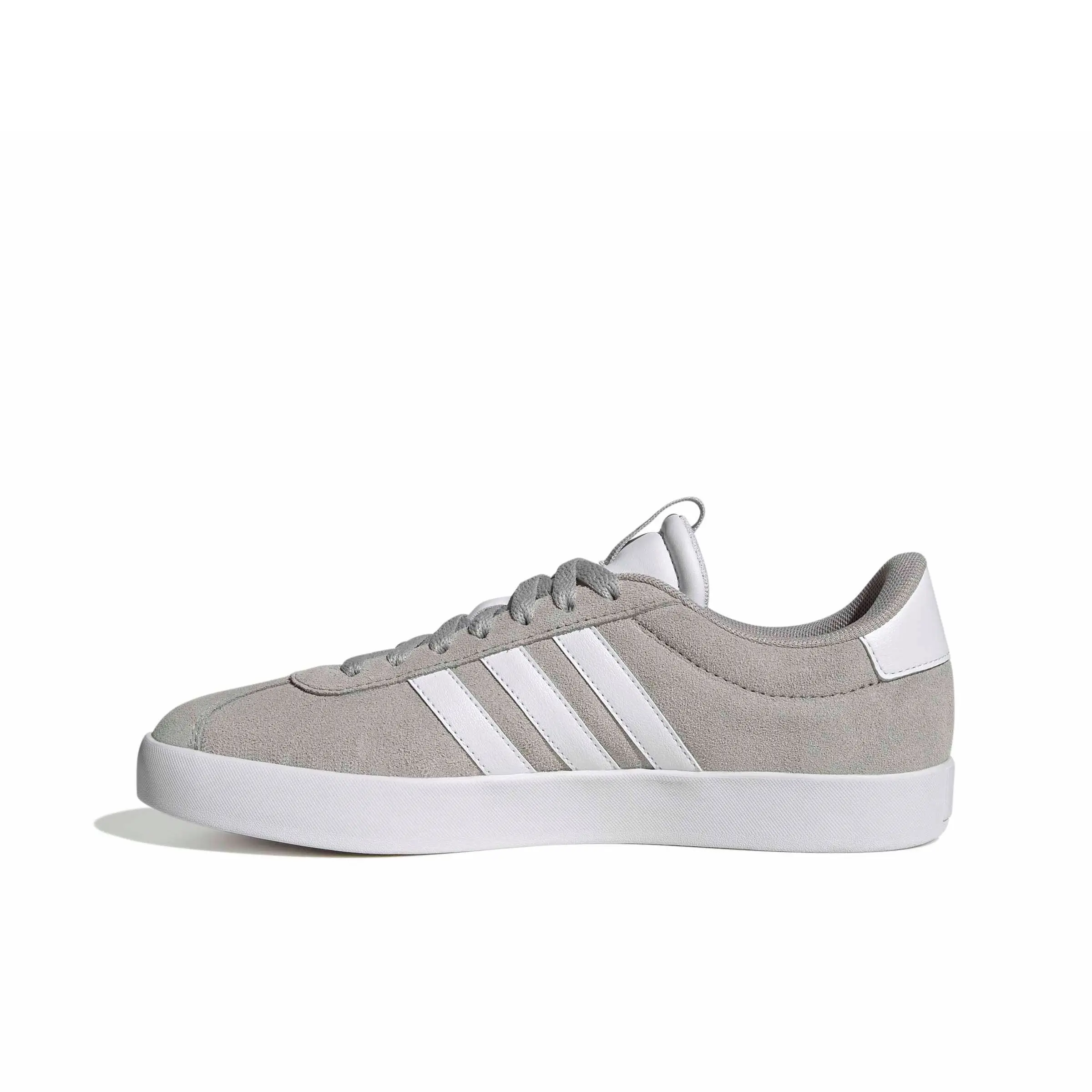 adidas VL Court 3.0 "Grey Two/Ftwr White/Silver Metallic" Women's Shoe - GREY/WHITE/SILVER
