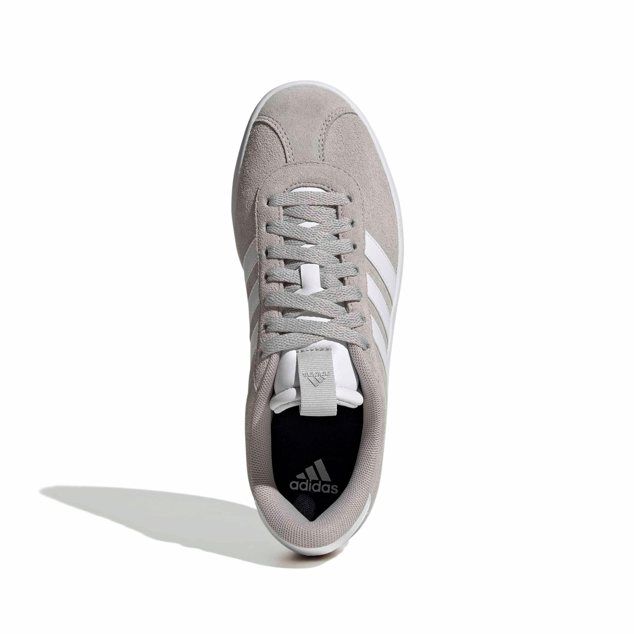 adidas VL Court 3.0 "Grey Two/Ftwr White/Silver Metallic" Women's Shoe - GREY/WHITE/SILVER