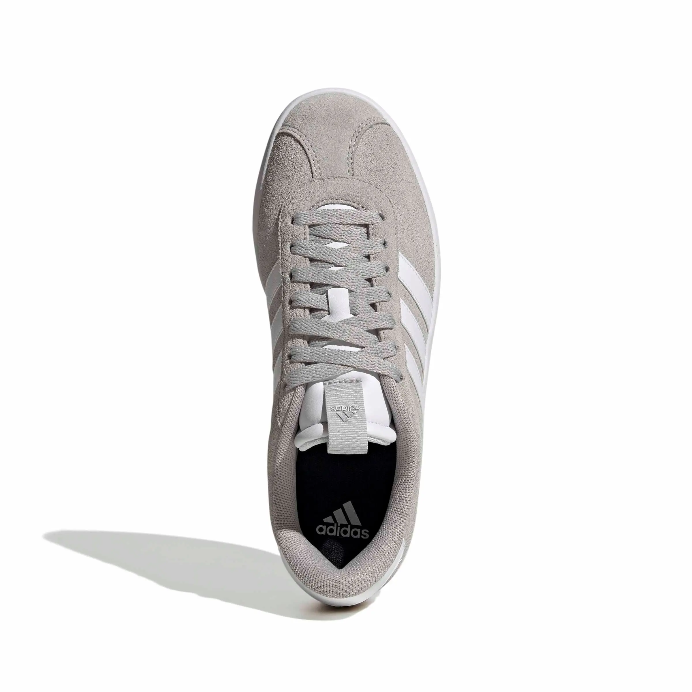 adidas VL Court 3.0 "Grey Two/Ftwr White/Silver Metallic" Women's Shoe - GREY/WHITE/SILVER