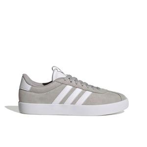 adidas VL Court 3.0 "Grey Two/Ftwr White/Silver Metallic" Women's Shoe - GREY/WHITE/SILVER